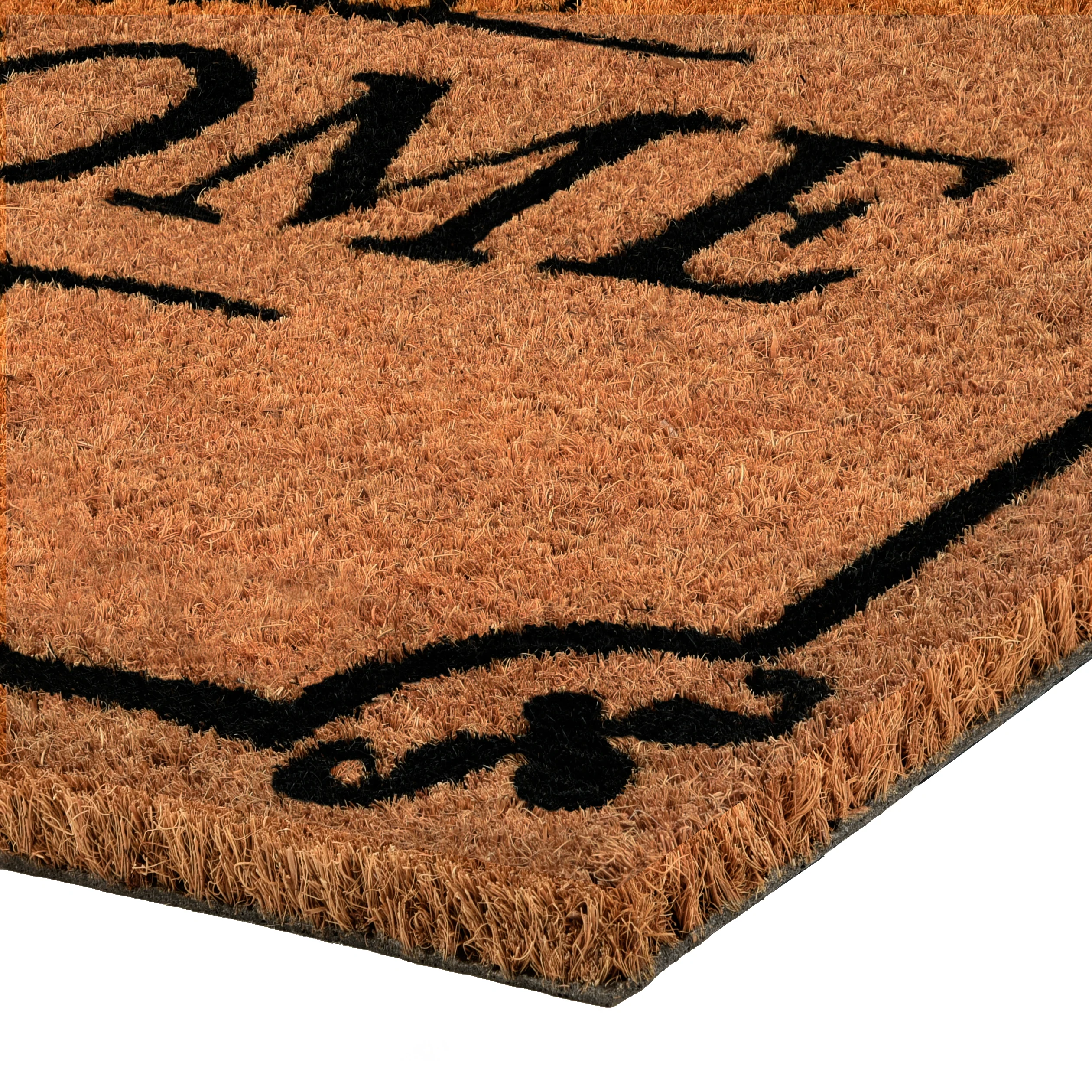 Achim Welcome Printed Coir Doormat, Brown-Black, 18x30 Inches - Image 3