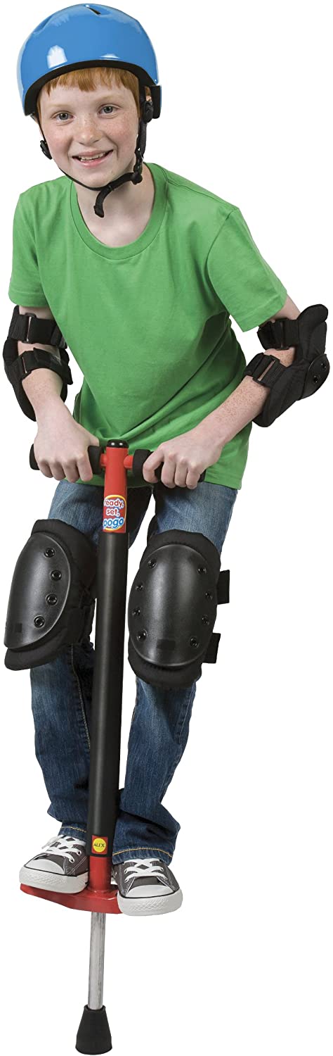ALEX Toys Ready Set Jumping Pogo Stick, Red-Black, 45-85 Lbs - Image 3