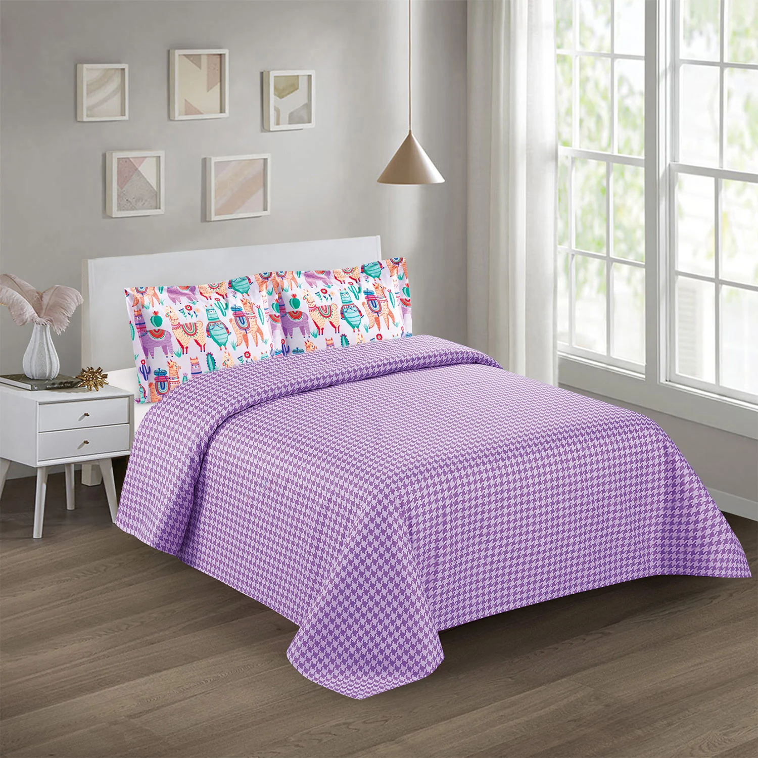 Alpaca Girls Kids Sheet Set