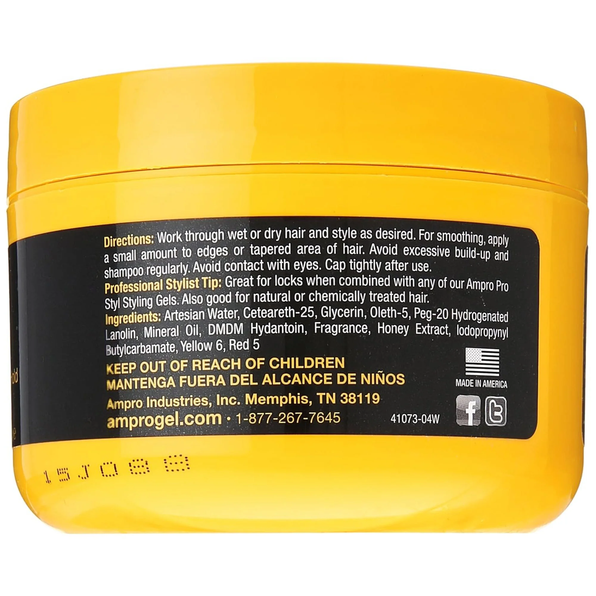 Ampro Shine 'n Jam Extra Hold Conditioning Gel, 8 Ounce - Image 4