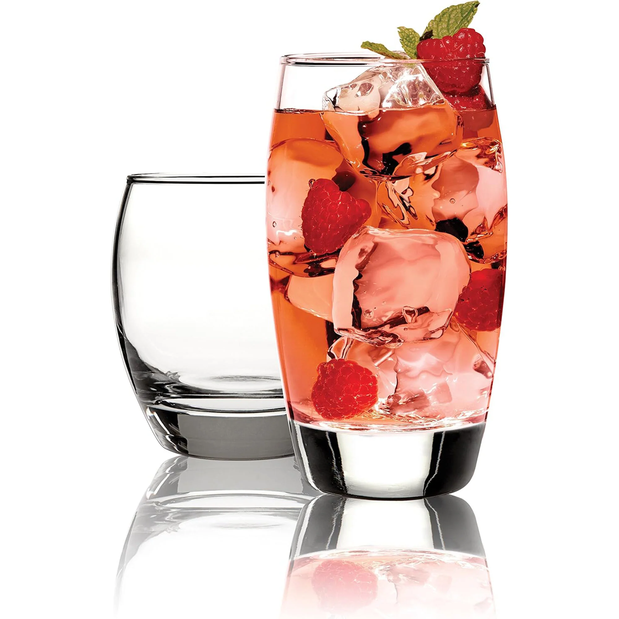 Anchor Hocking Reality 4-Piece Drinking Glasses, Clear, 16 Ounces - Image 2