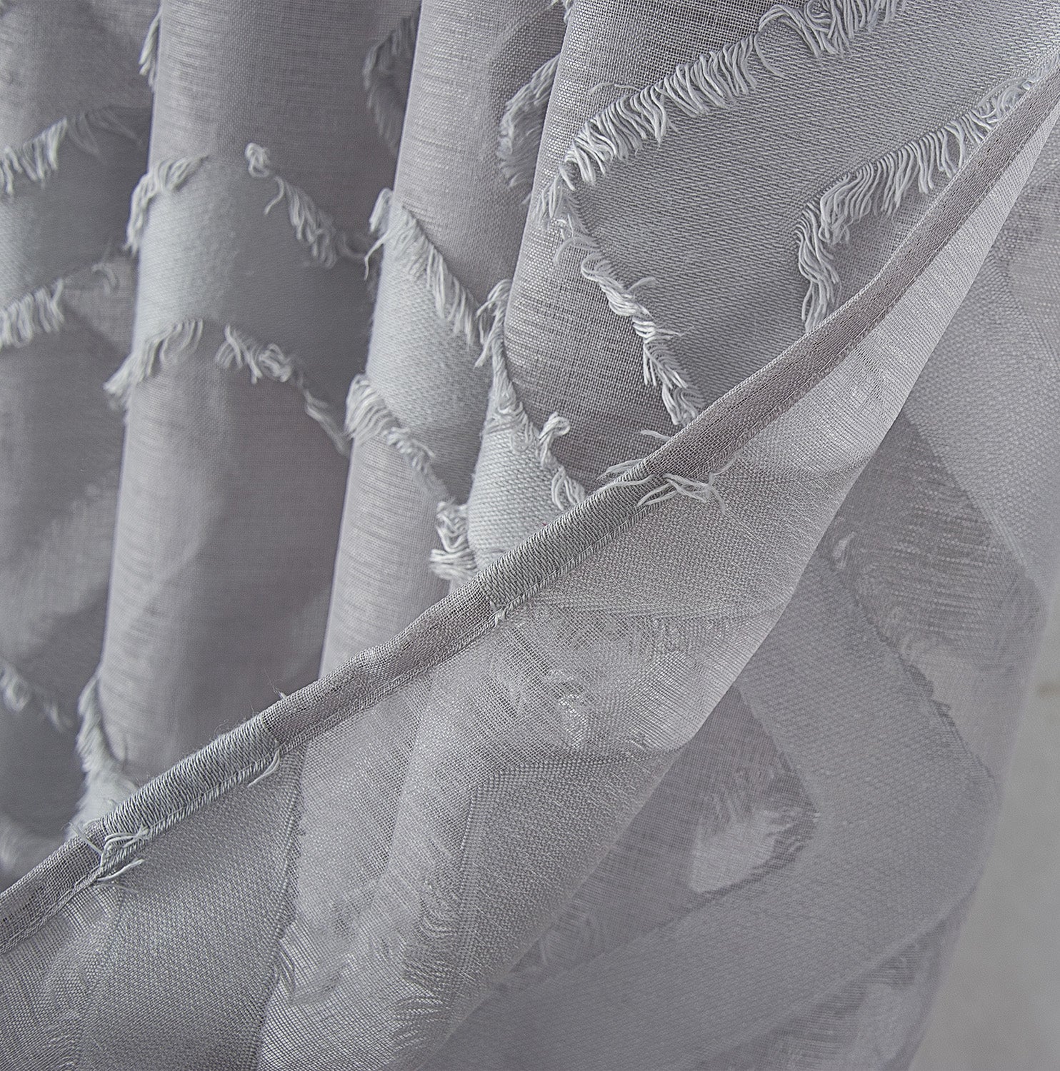 Ariana Clipped Doily Grommet Window Panel, 54x84 Inches - Image 18
