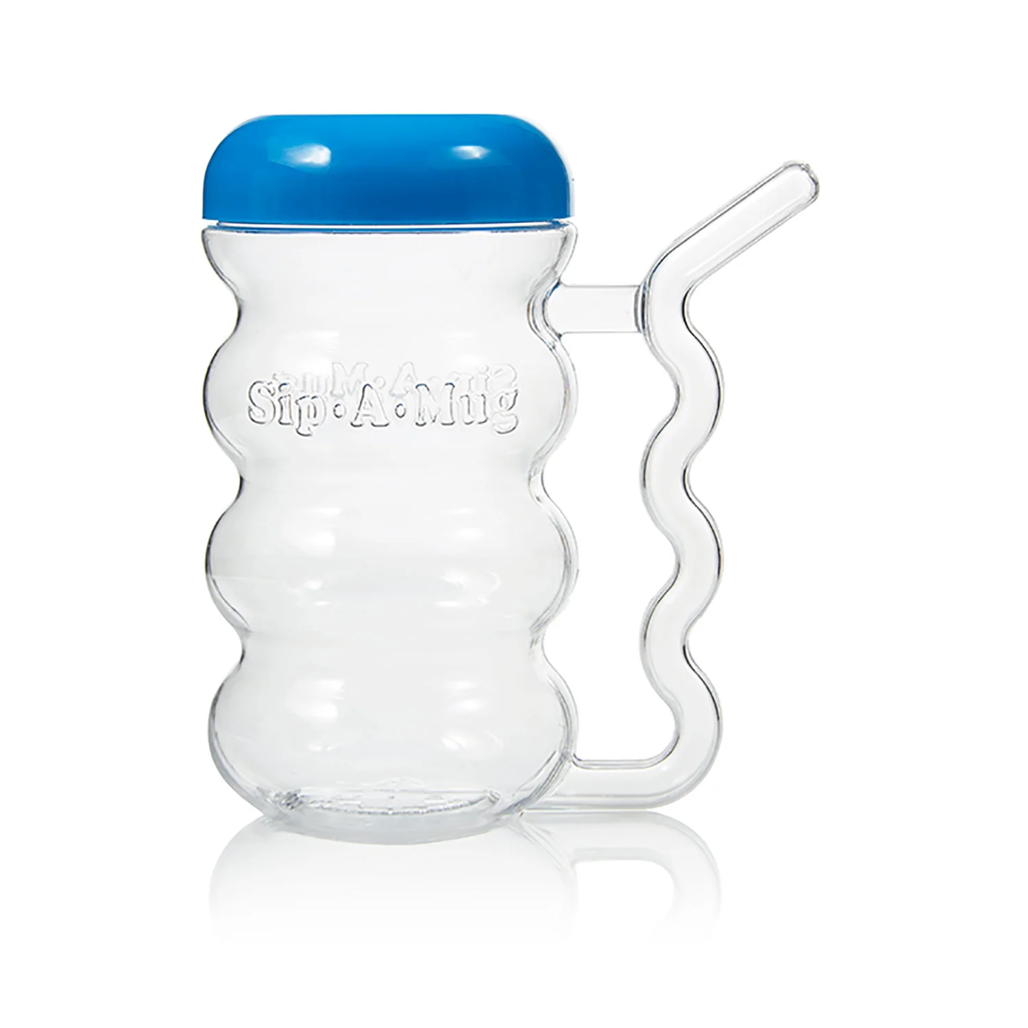 Arrow Plastic Sip-A-Mug With Straw Handle, Assorted Colors, 14 Ounces