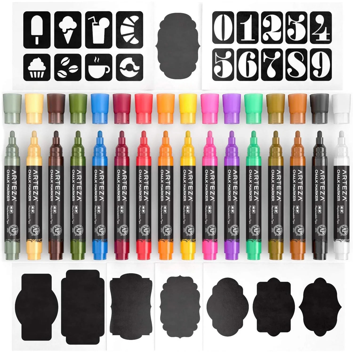 ARTEZA Premium Liquid Chalk Markers Set, 16 Count - Image 5