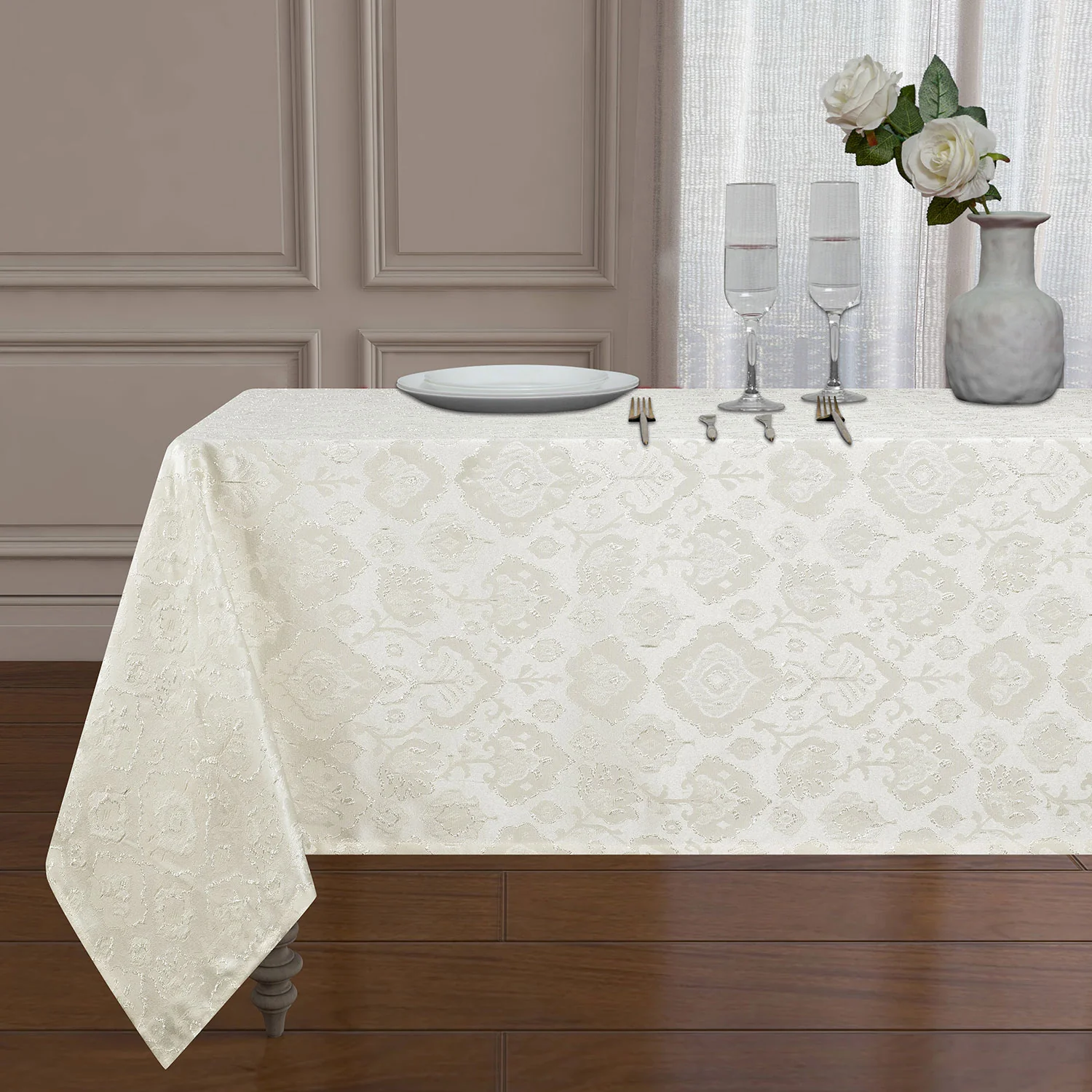 Astoria Jacquard Design Tablecloth - Image 5