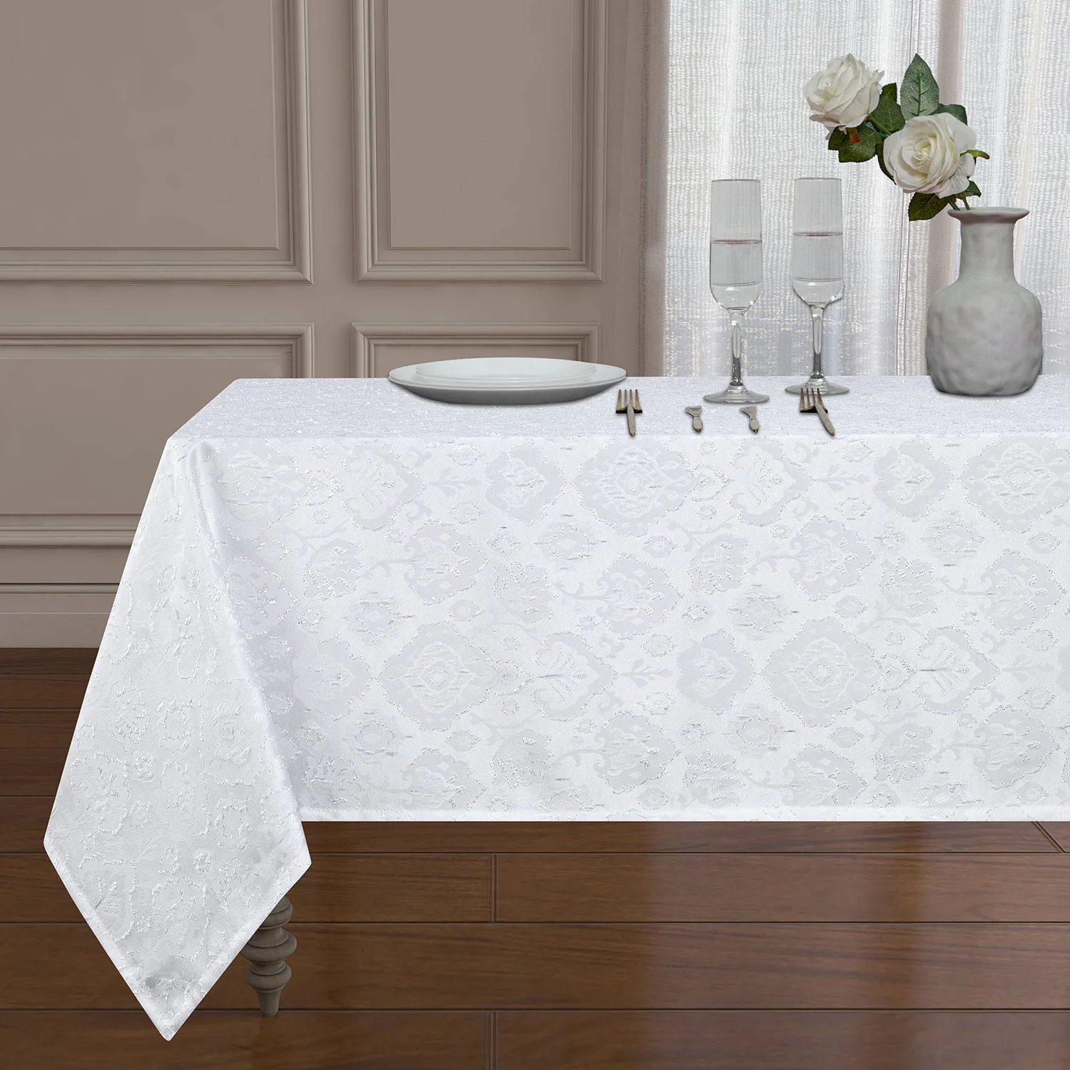 Astoria Jacquard Design Tablecloth - Image 7