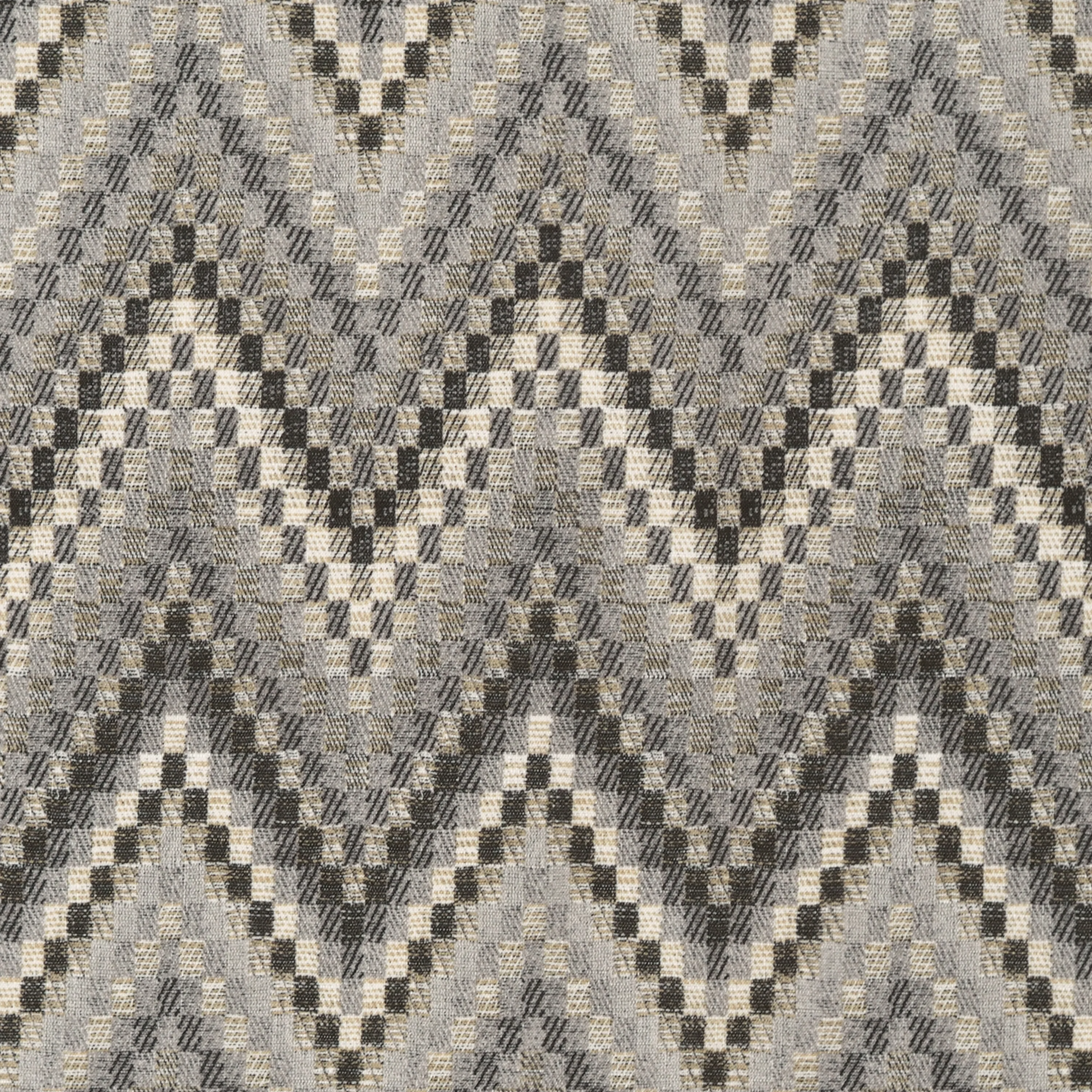 Avery 3-Piece Printed Kitchen Curtain Set, Charcoal, Tiers 58x36 Inches, Valance 58x14 Inches - Image 4