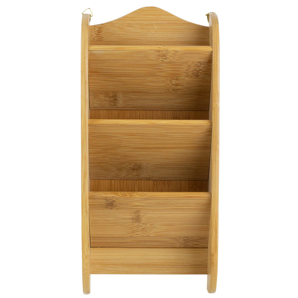 Bamboo 3 Slot Letter Rack - Natural - Image 4