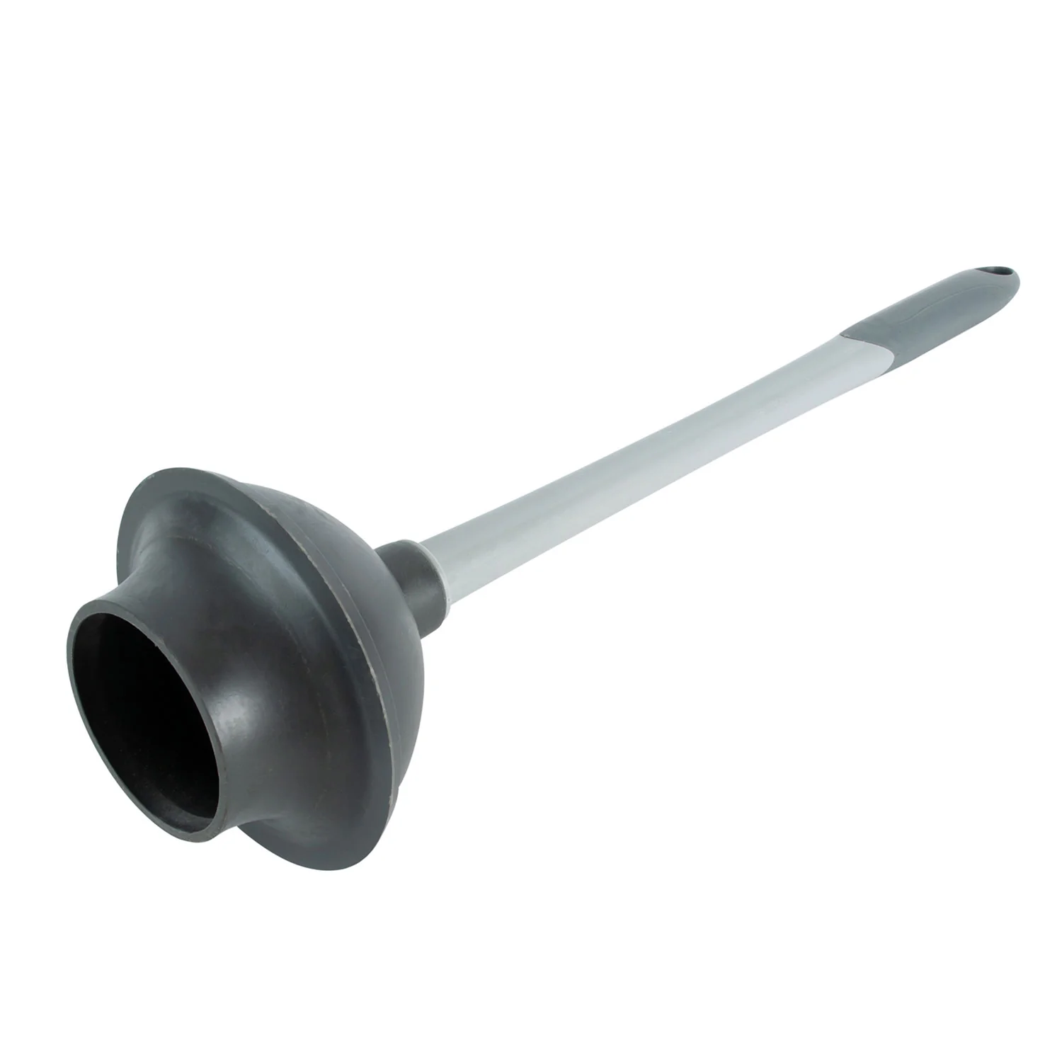 Bath Bliss 2-in-1 Bowl Brush & Plunger, Grey - Image 4