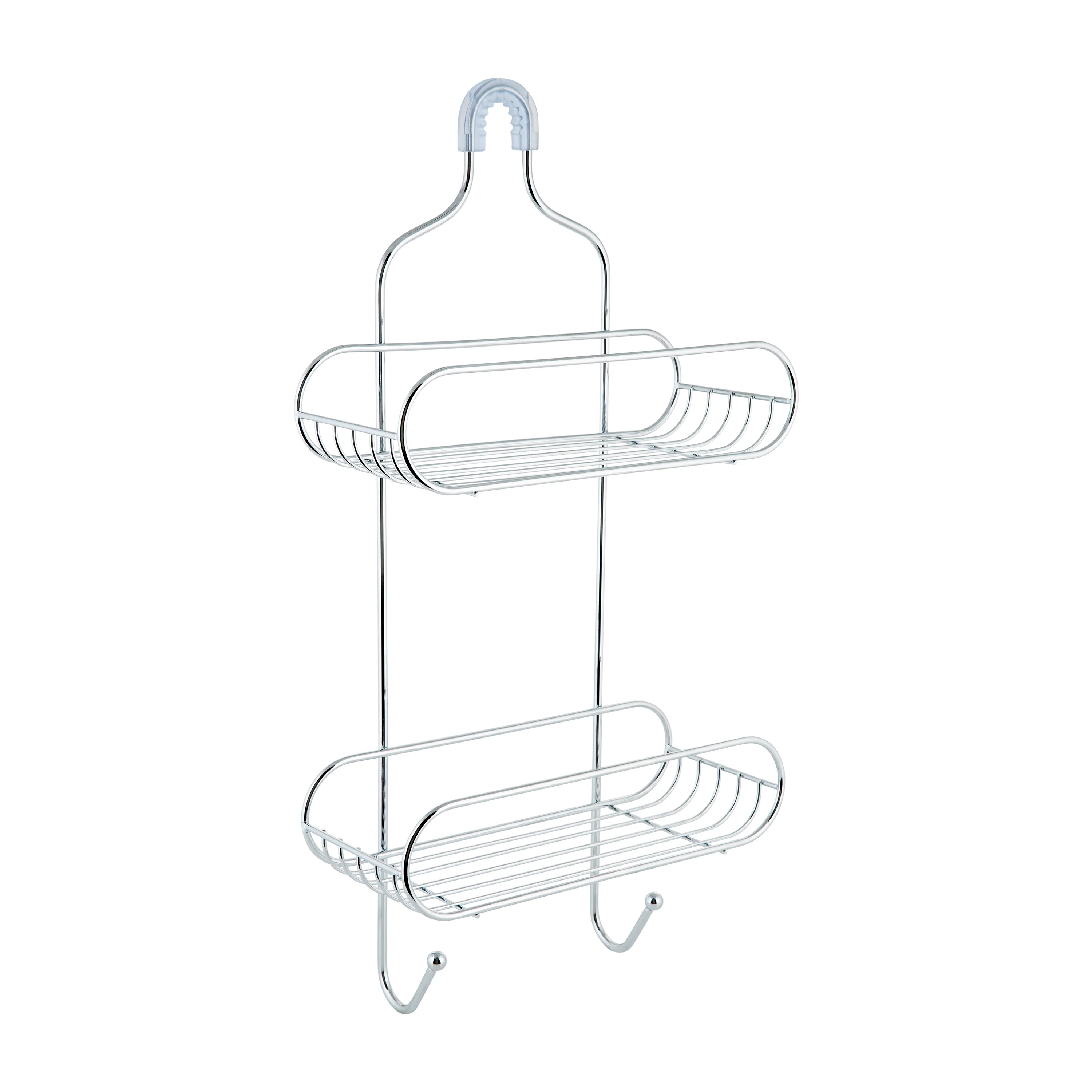 Bath Bliss 2 Tier Royal Shower Caddy in Chrome - Image 2