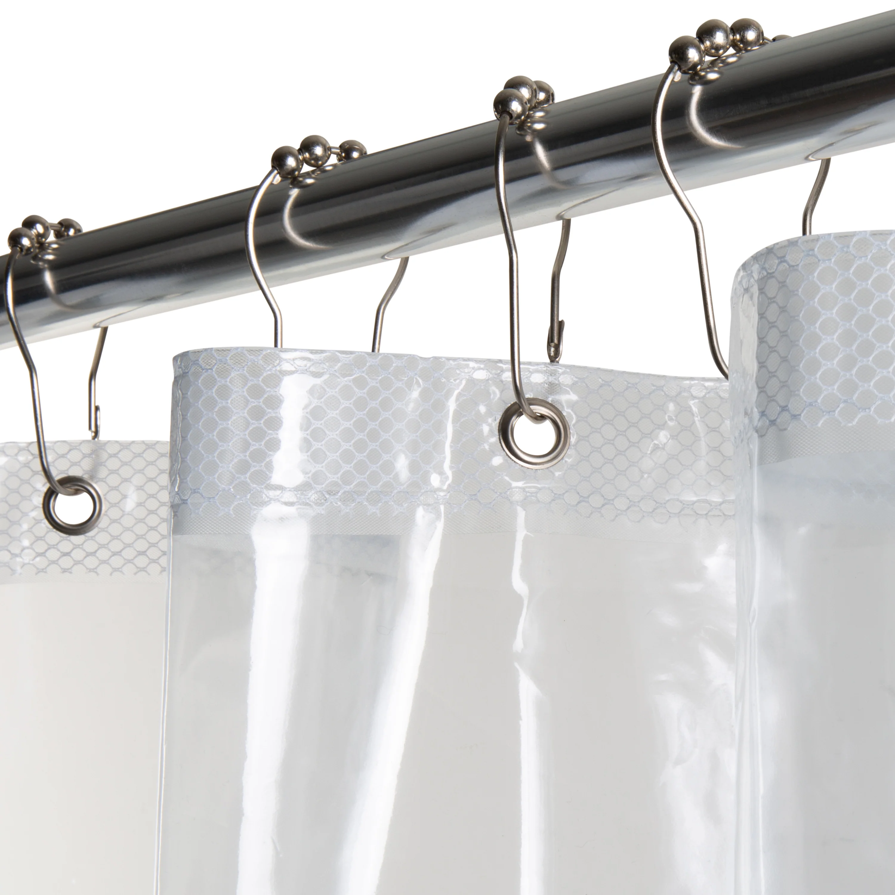 Bath Bliss 6 Pocket Tech Shower Curtain Liner - Image 4