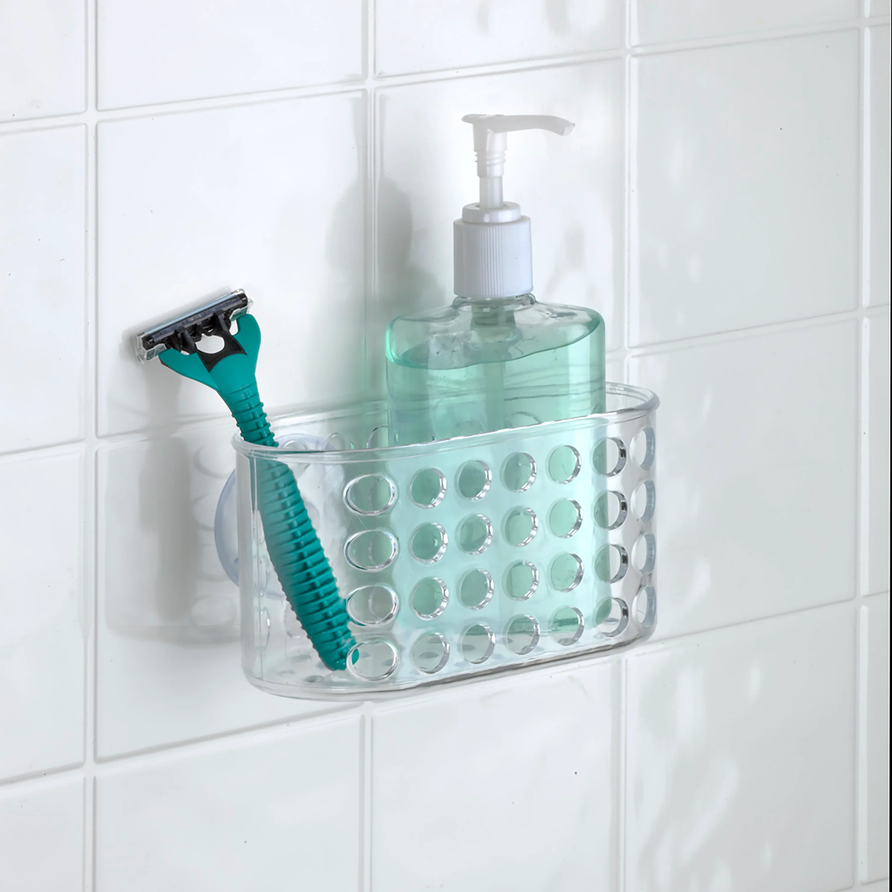 Bath Bliss Compact Suction Bath Basket - Image 3