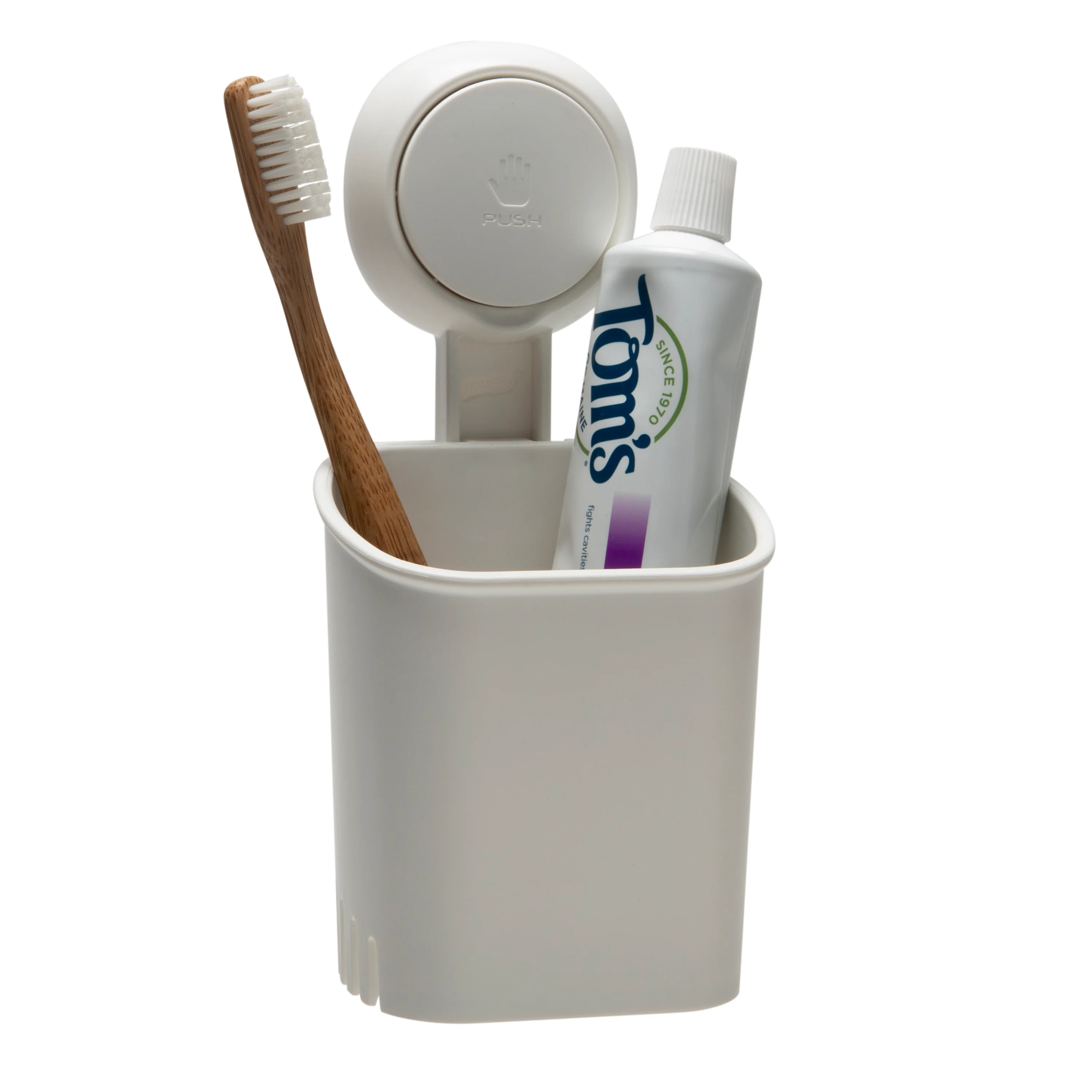 Bath Bliss Gel Suction Toothbrush Holder - Image 2