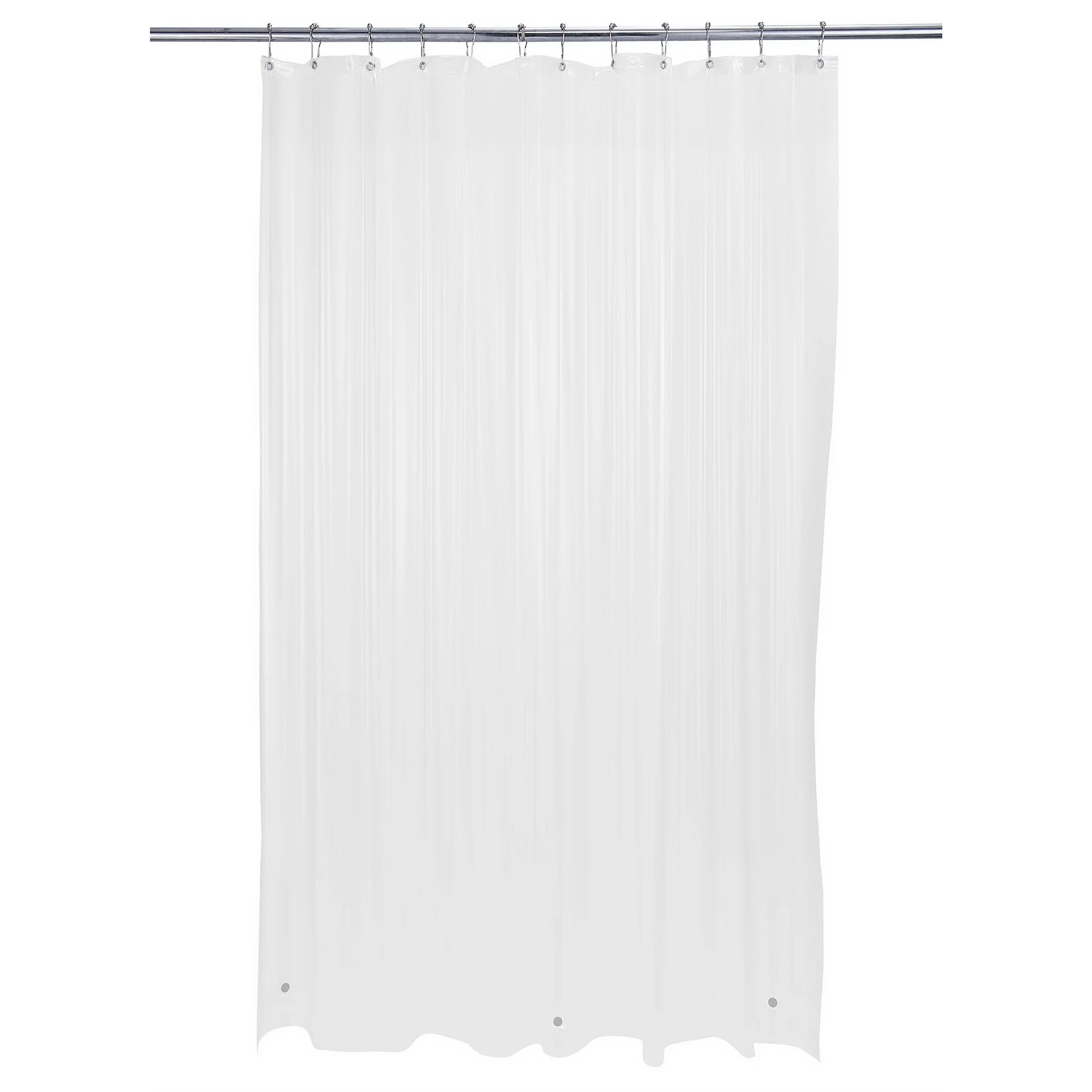 Bath Bliss Heavy Grommet Shower Liner in White