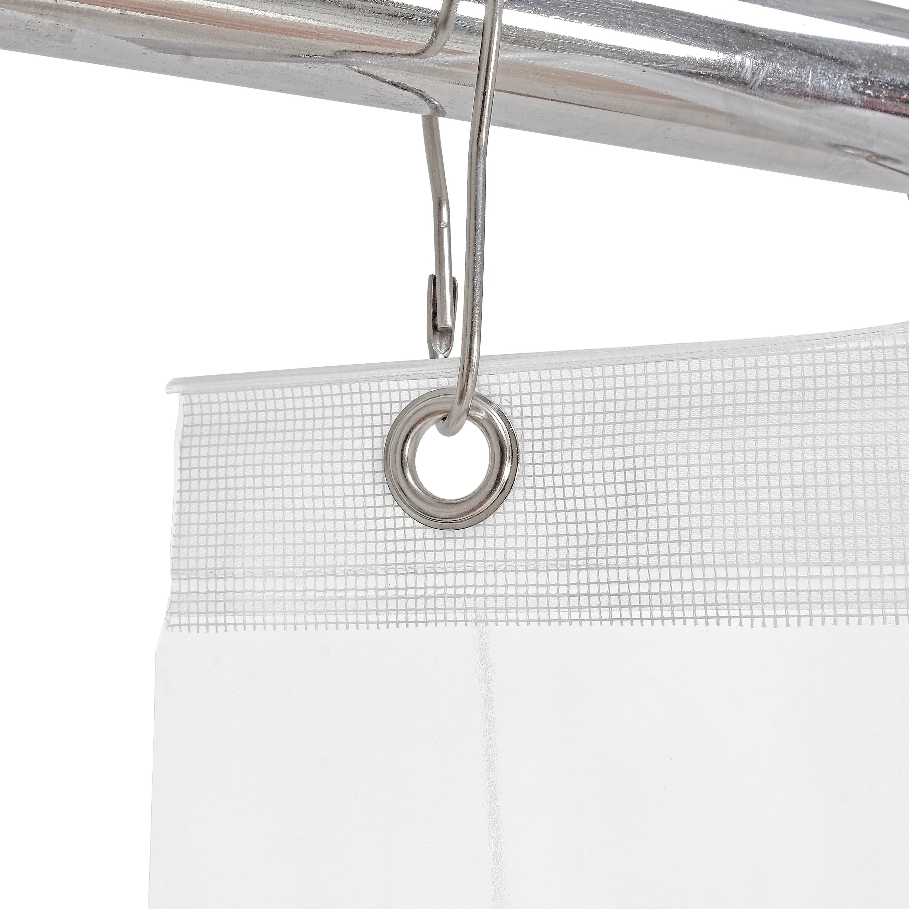 Bath Bliss Mildew Resistant Shower Liner in Clear - Image 2