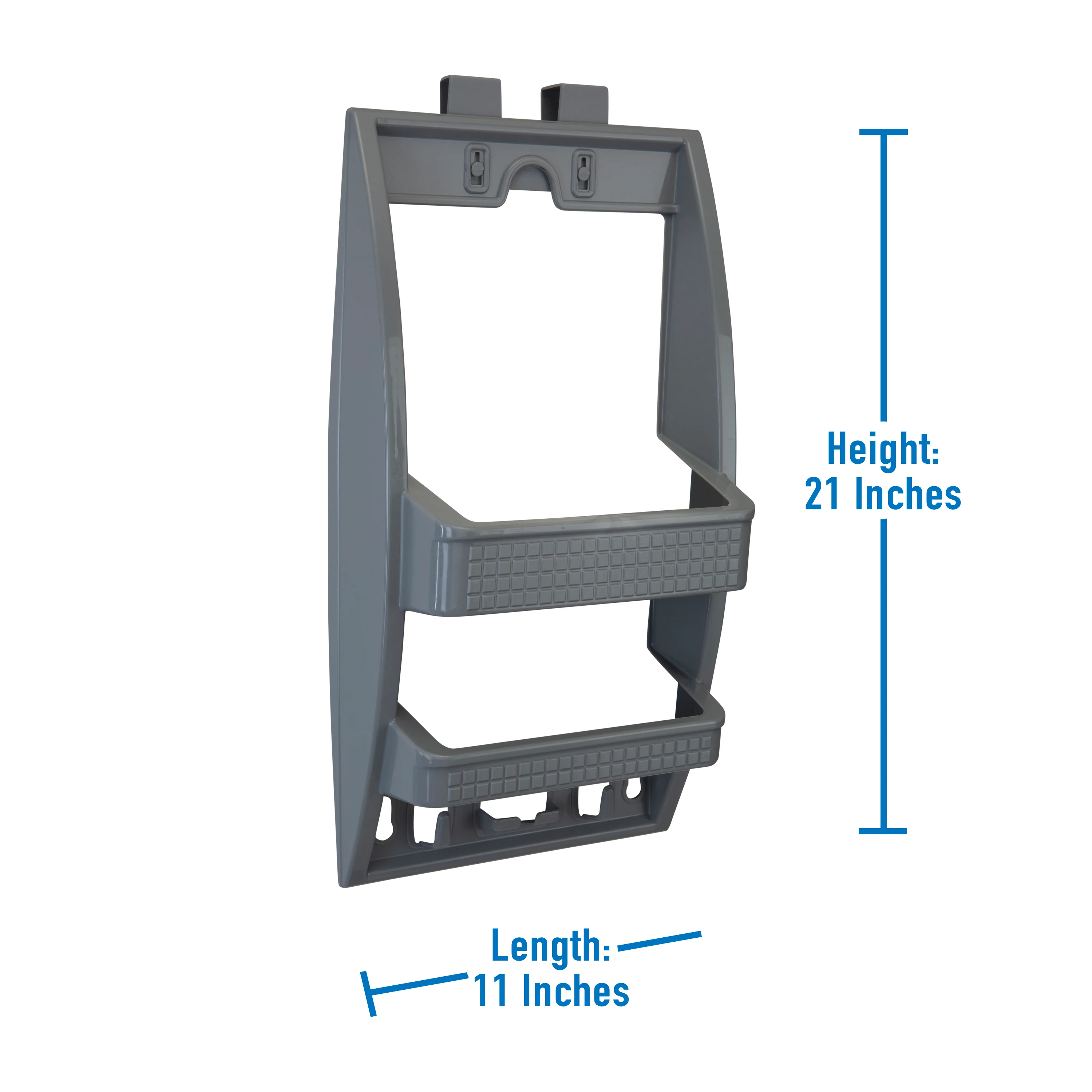 Bath Bliss Multi Hanging Option Shower Caddy in Grey - Image 2