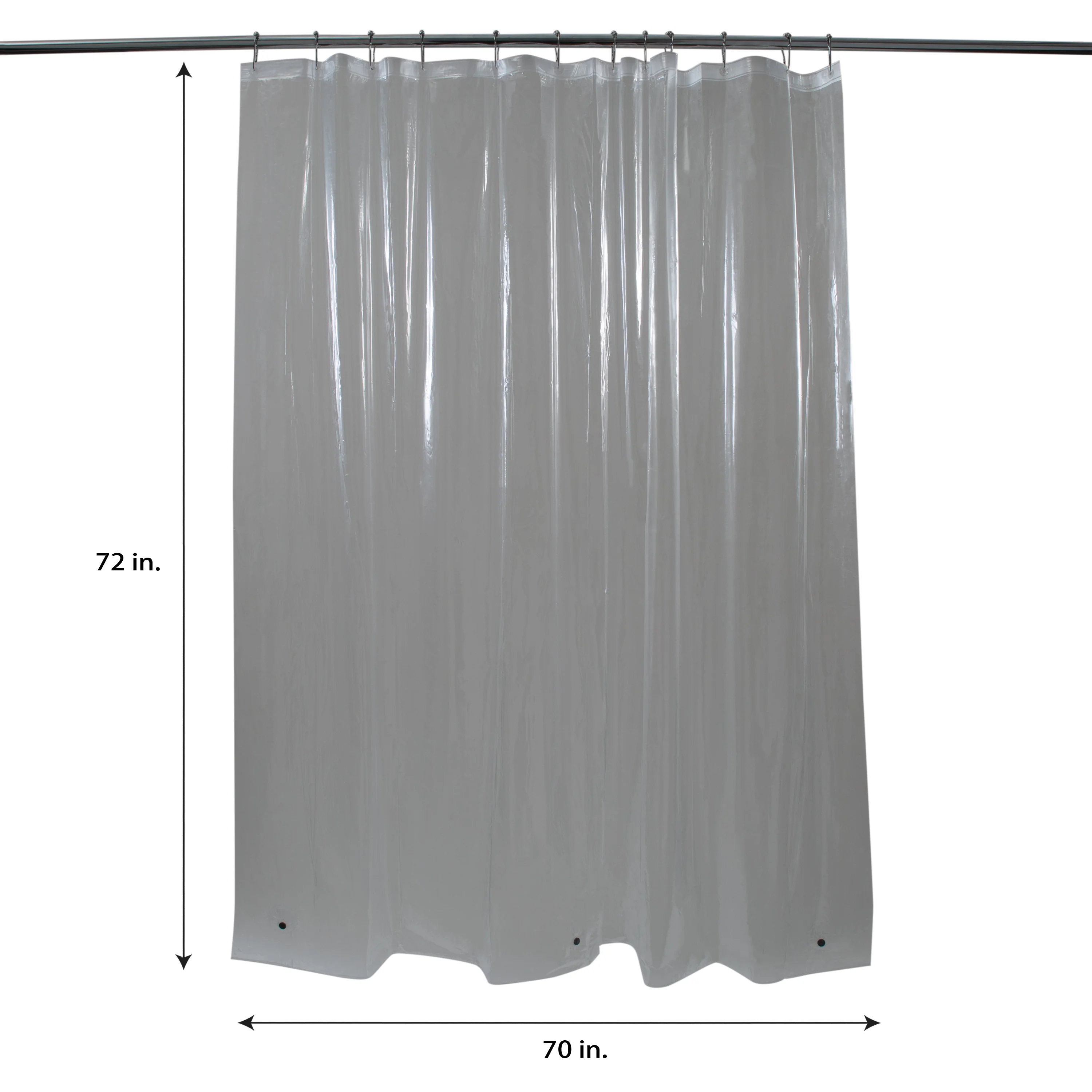 Bath Bliss Shower Liner in Clear - Image 2