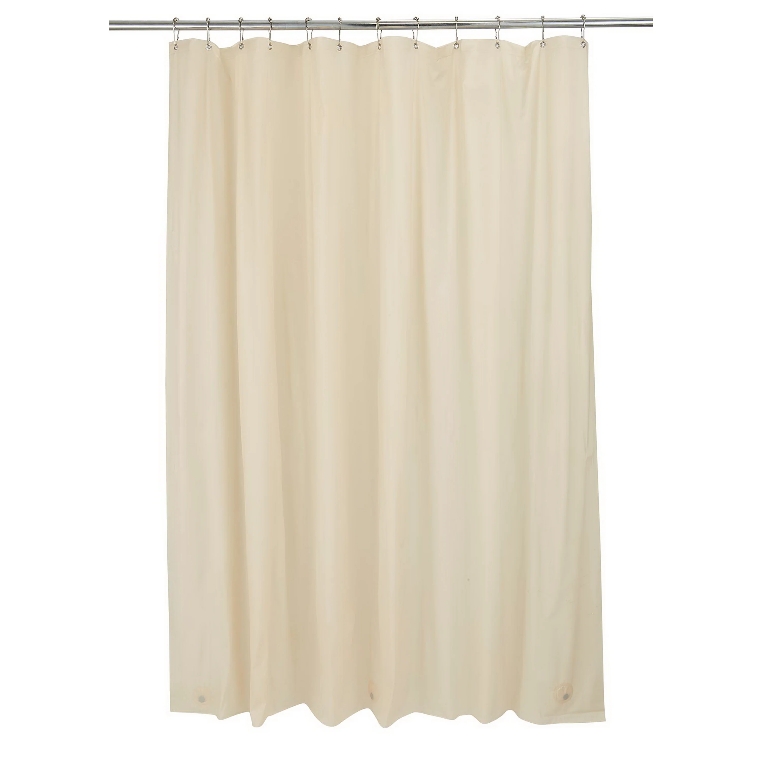 Bath Bliss Splash Guard Shower Liner in Beige