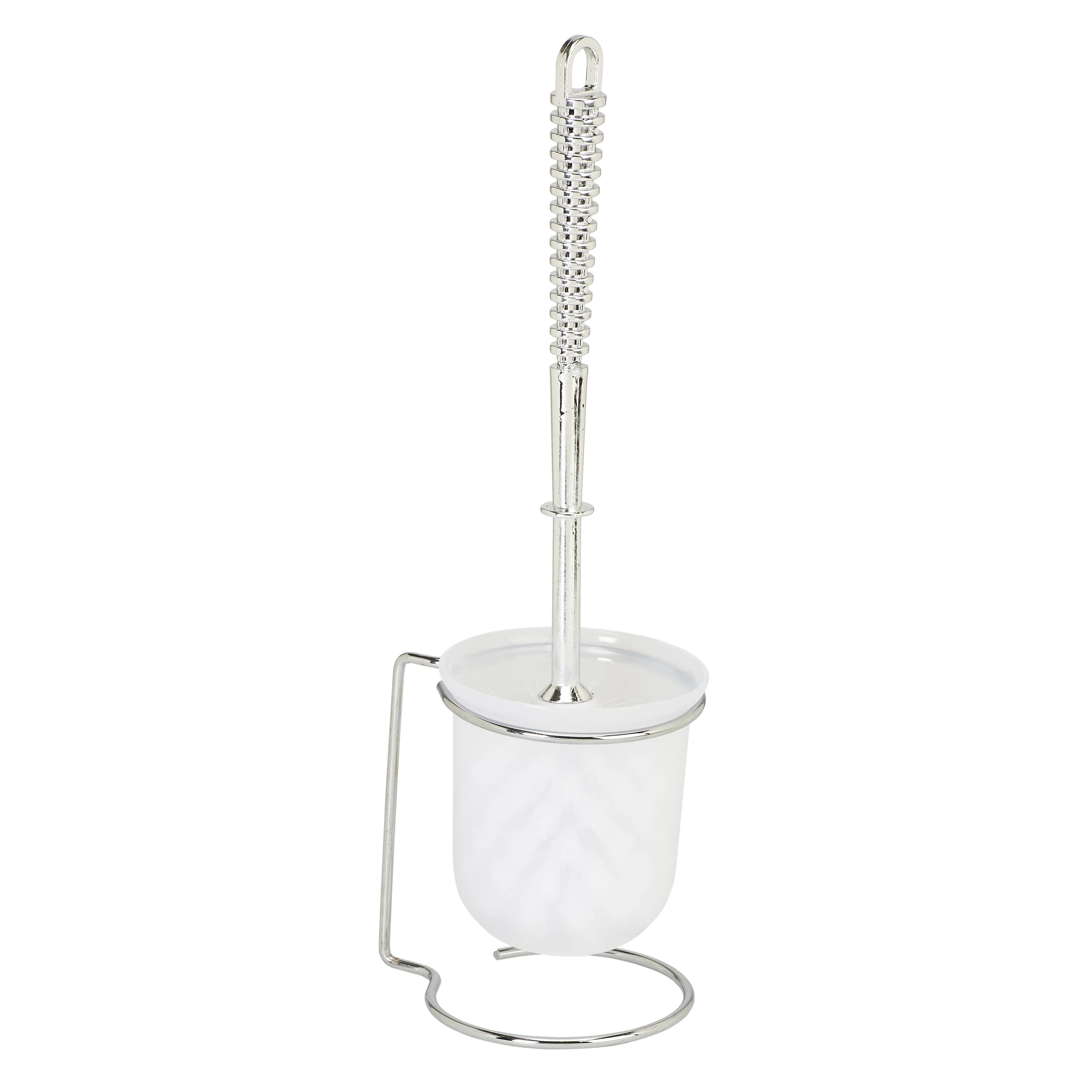 Bath Bliss Steel Toilet Brush and Holder in Chrome - Image 2
