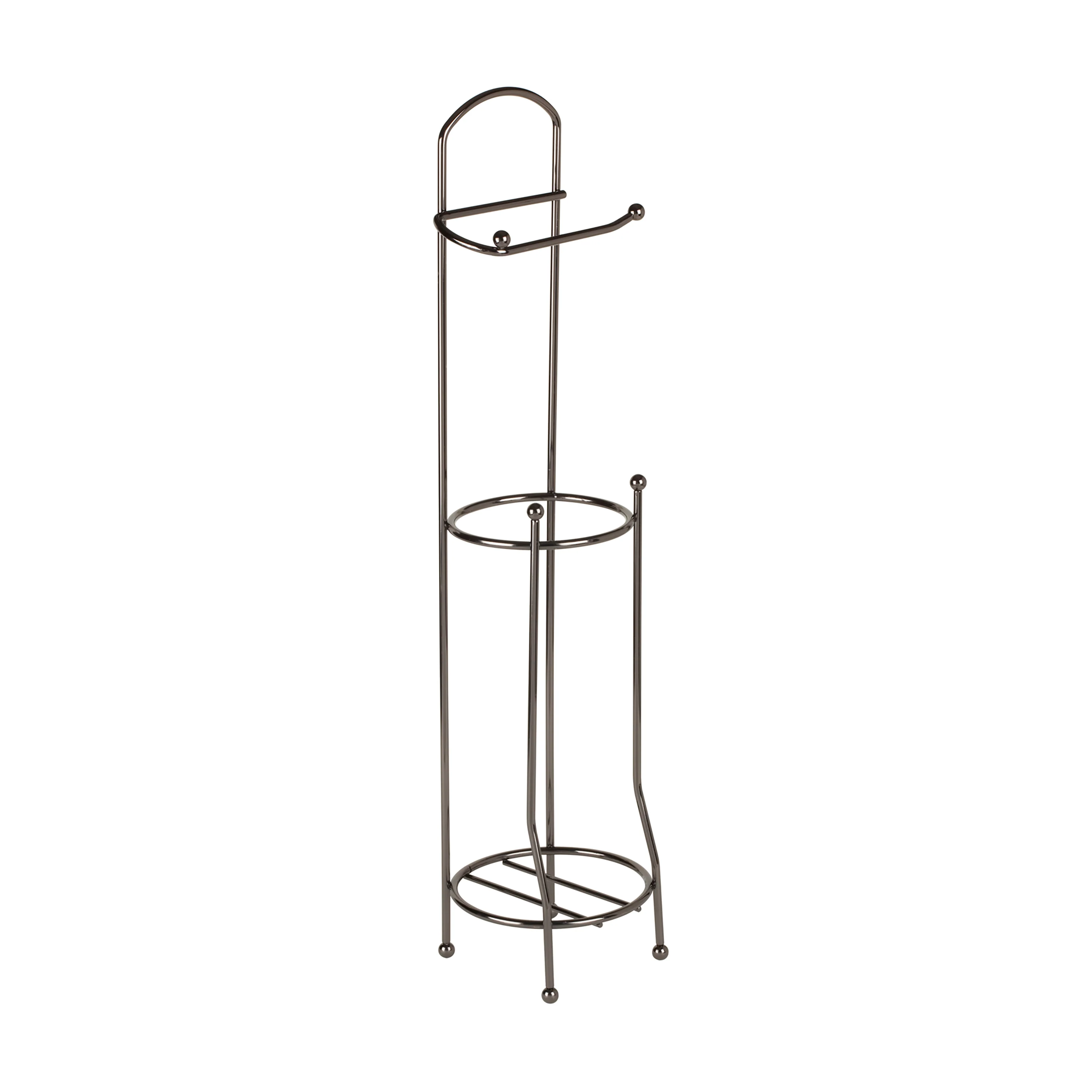 Bath Bliss Toilet Paper Holder and Dispenser in Black Onyx - Image 2
