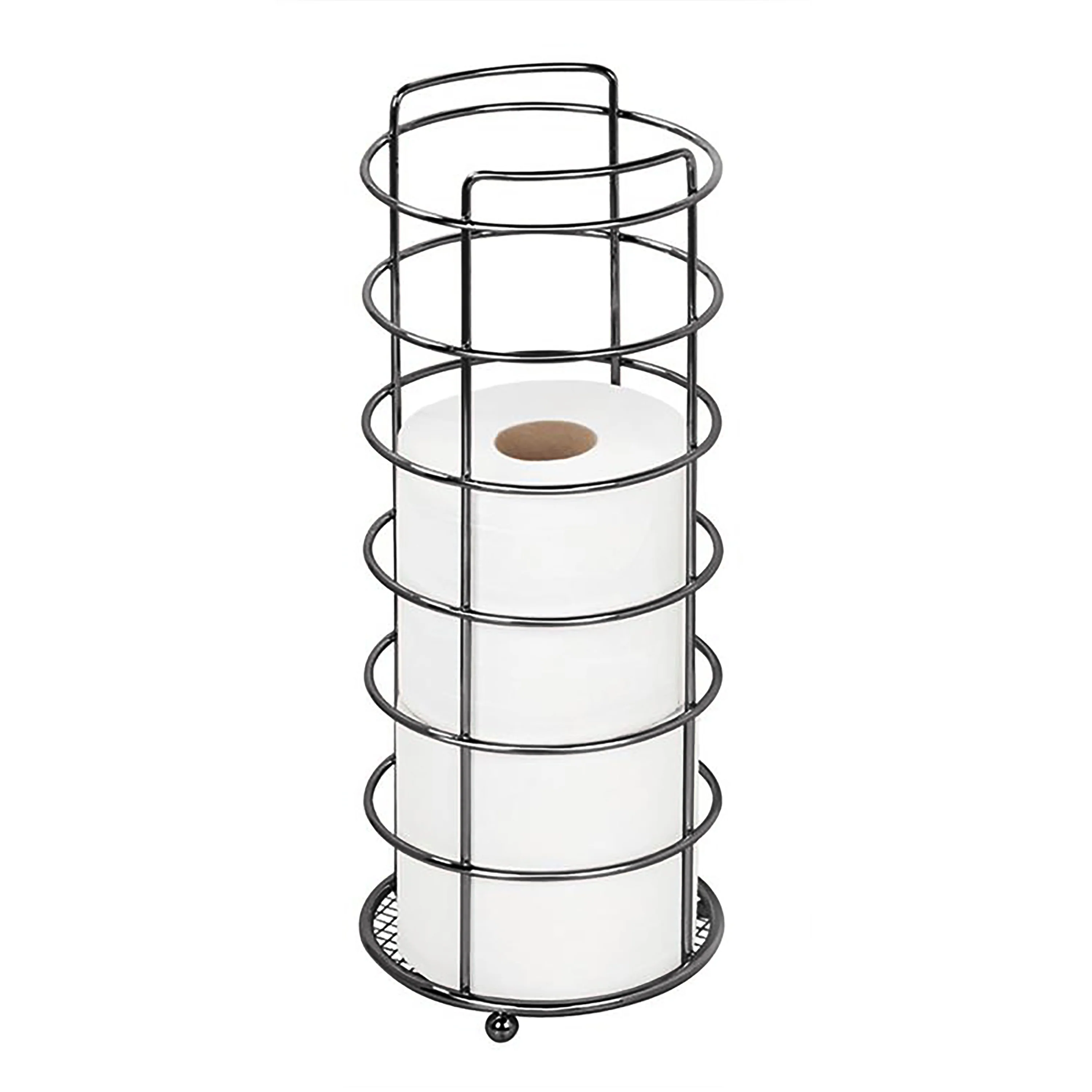 Bath Bliss Toilet Paper Holder in Black Onyx