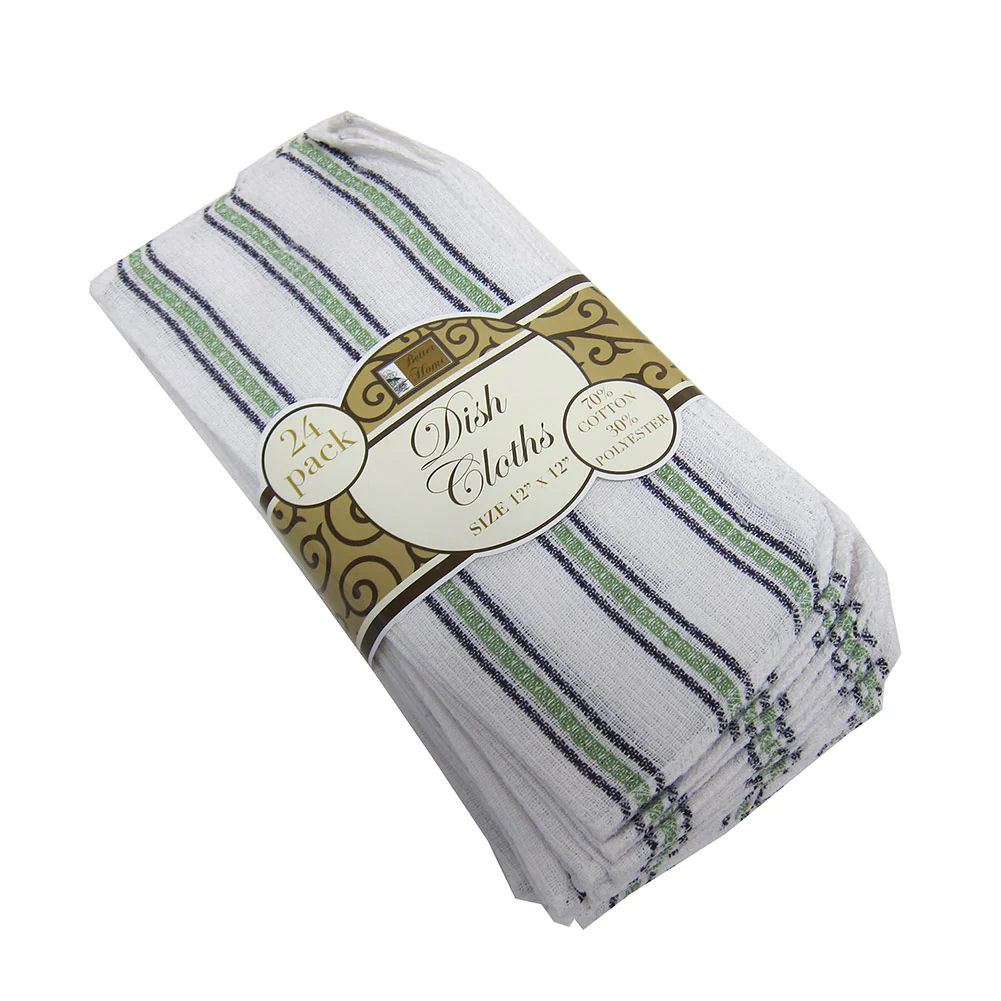 Better Home 24-Pack Dish Cloths, Colors May Vary, 12x12 Inch - Image 4