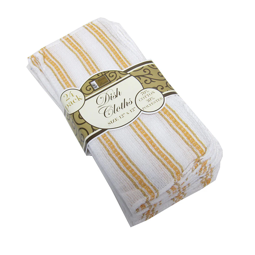 Better Home 24-Pack Dish Cloths, Colors May Vary, 12x12 Inch - Image 5
