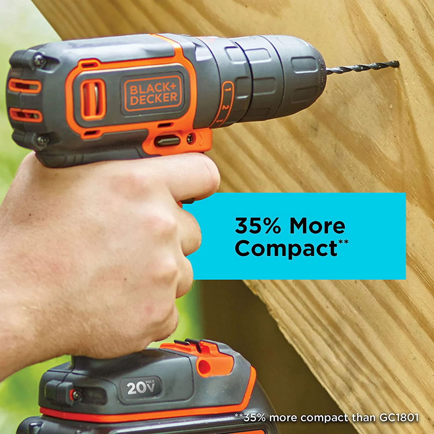 BLACK+DECKER BDCDD120C 20V Lithium Ion MAX Cordless Drill Driver - Image 3