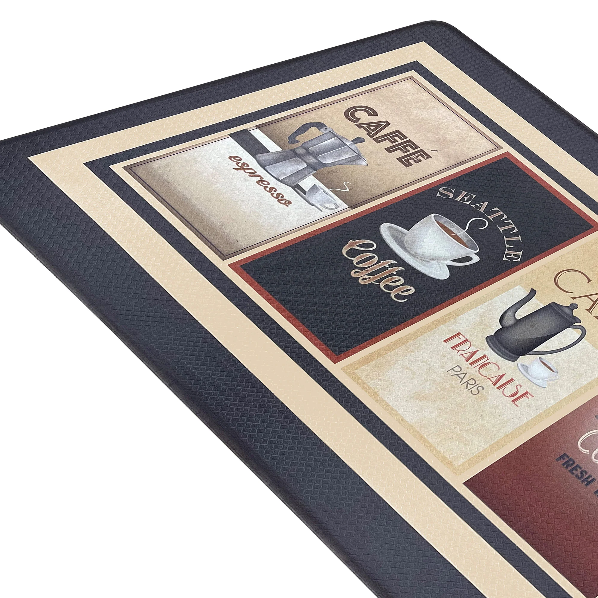 Cozy Cafe Decorative Anti-Fatigue Kitchen Mat, 18x30 Inches - Image 5