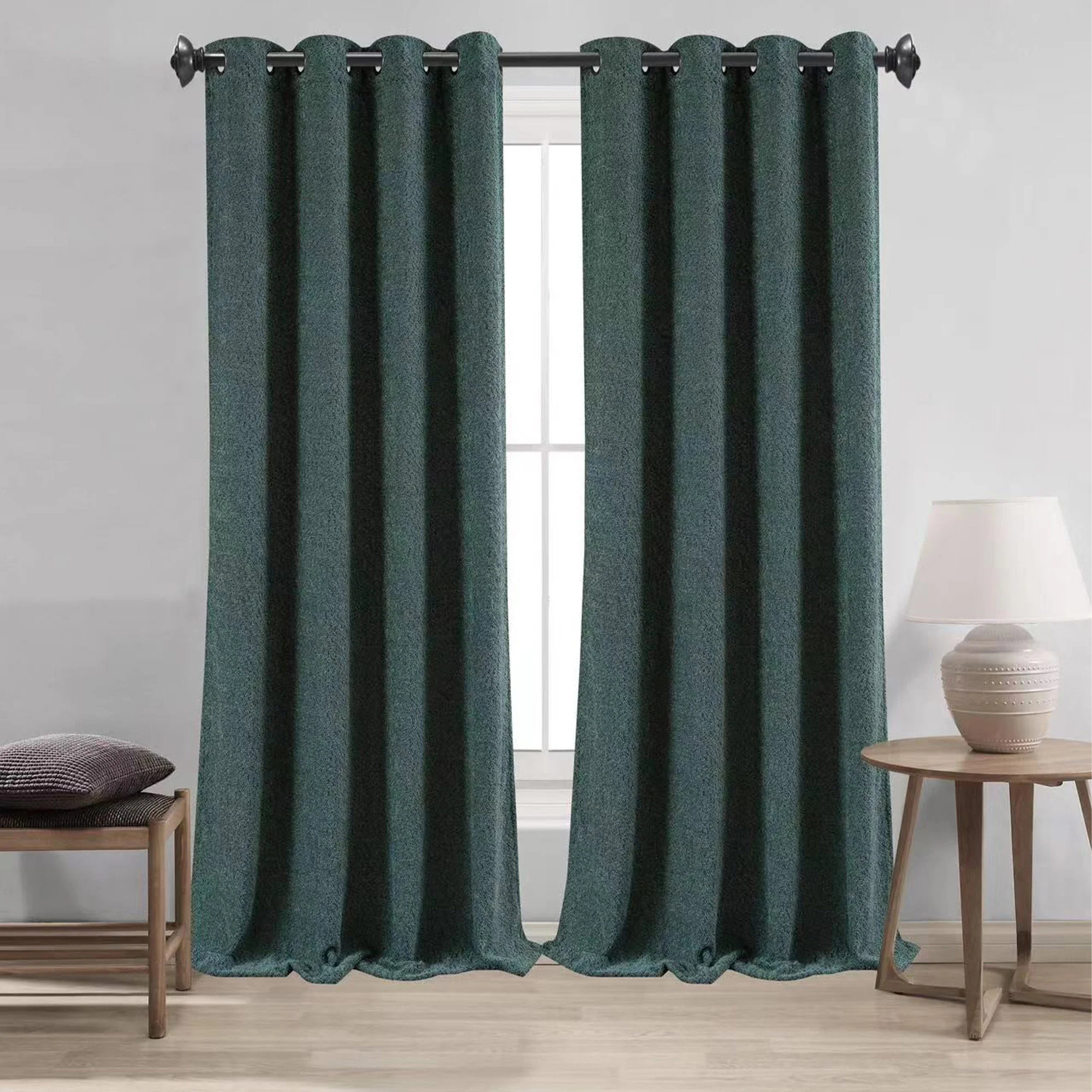 Boucle Textured Grommet Window Curtain Panel, 54x84 Inches - Image 12