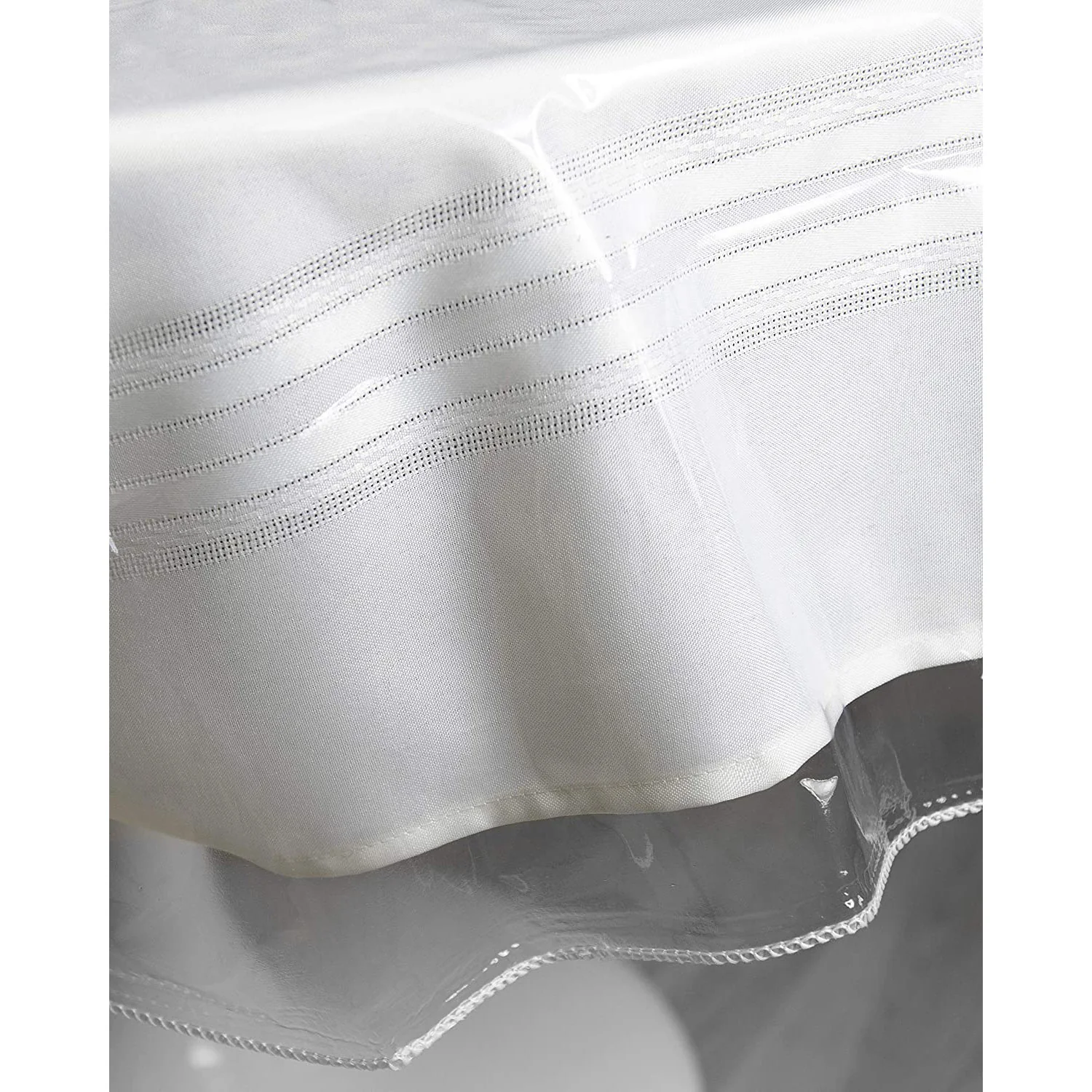 Broder Vinyl Plastic Tablecloth Protector, Crystal Clear - Image 7