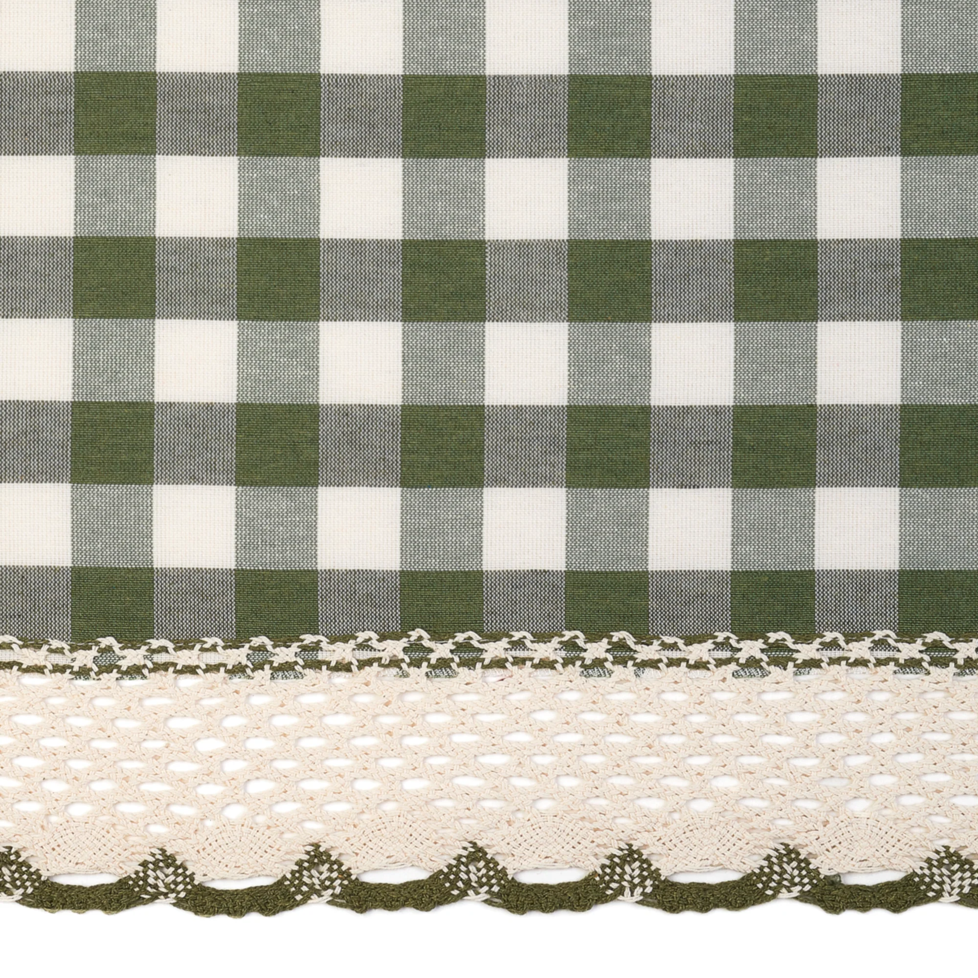 Buffalo Check Window Curtain Panel - 42x95 - Sage - Image 4