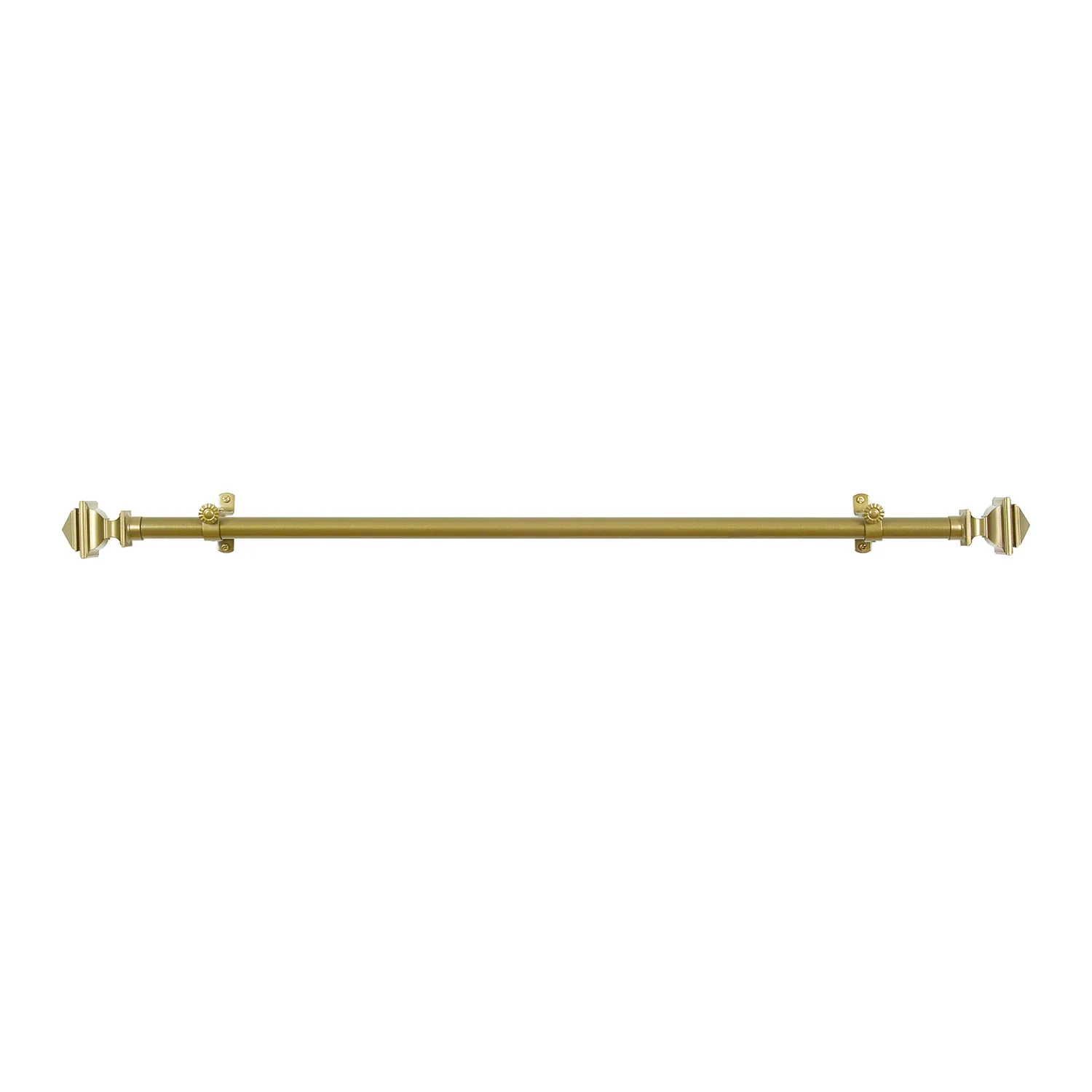 Buono II Bach Adjustable Window Curtain Rod, Gold - Image 10