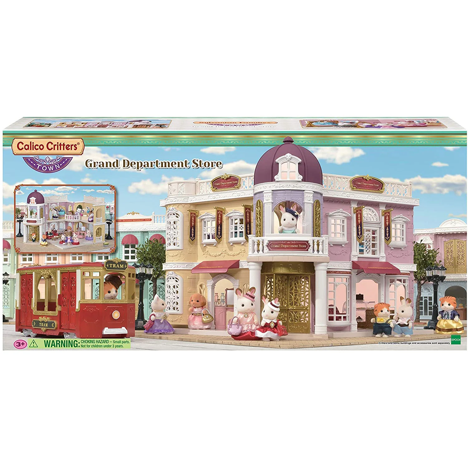 Calico Critters Town Series Grand Department Store, Fashion Dollhouse