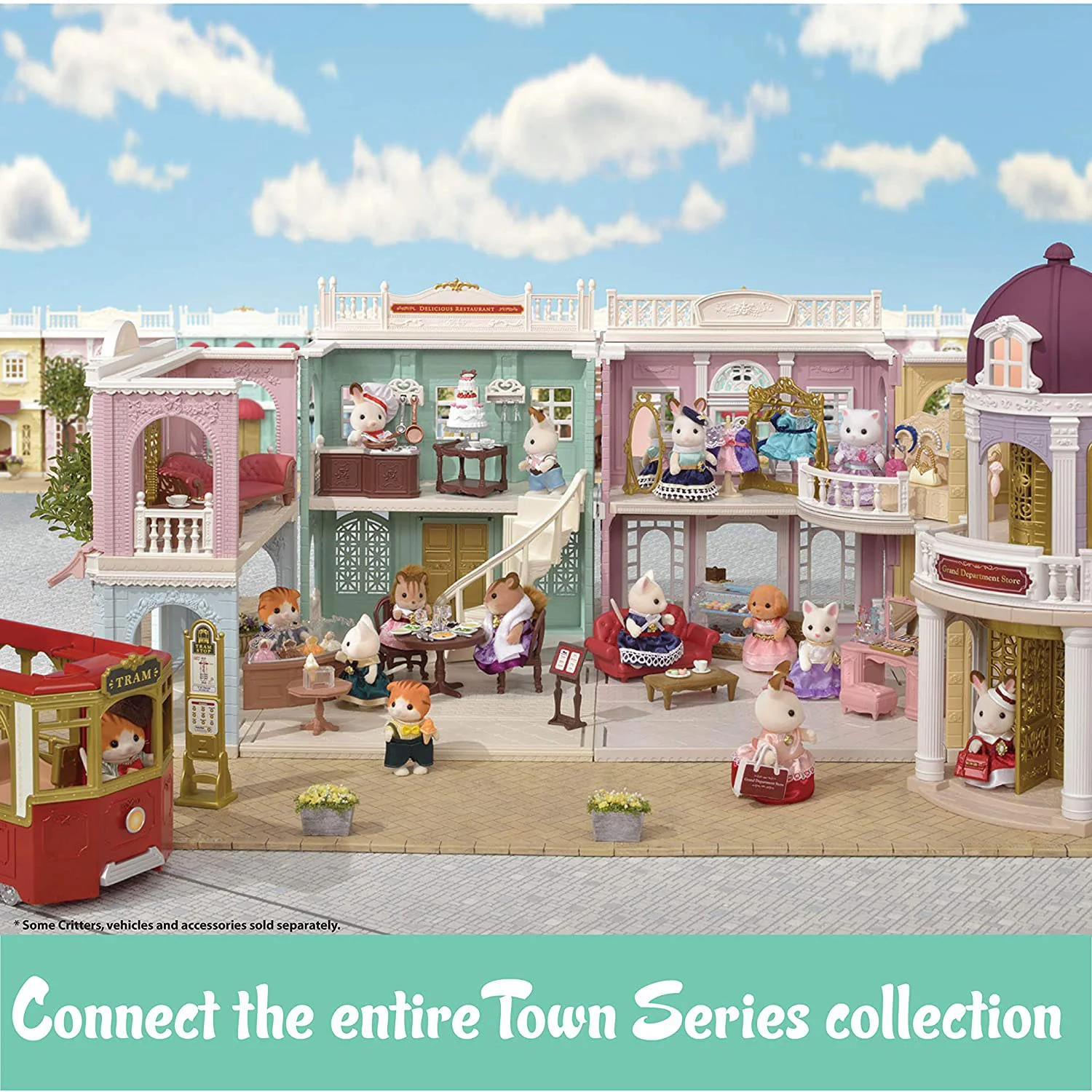 Calico Critters Town Series Grand Department Store, Fashion Dollhouse - Image 5