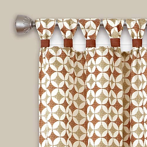 Callie Cuff Tab Top Window Curtain Panel - 52x84 - Spice/Tan - Image 3