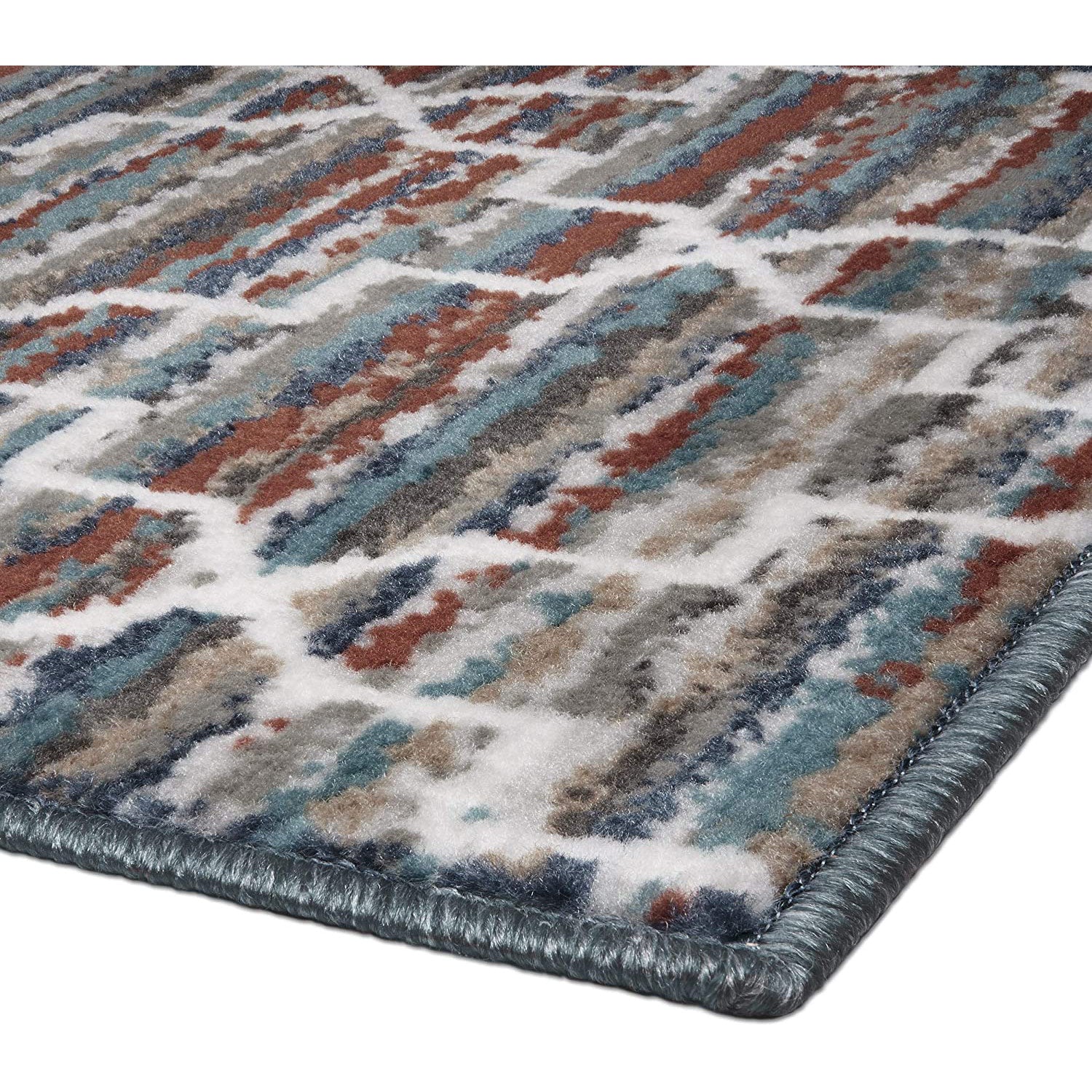 Capri 3 Piece Rug Set - Crosshatch Spice Grey, 2x3, 2x5, 5x7 Feet - Image 6