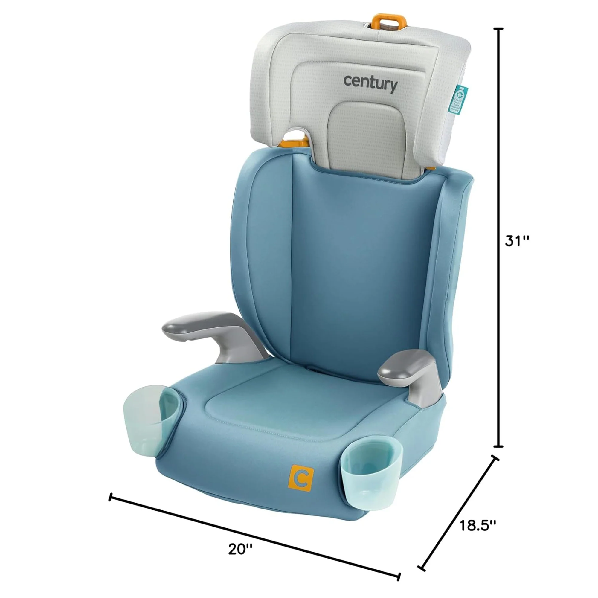 Century Boost On 2-in-1 Booster Seat For Kids, 20x18.5x31 inches - Image 7