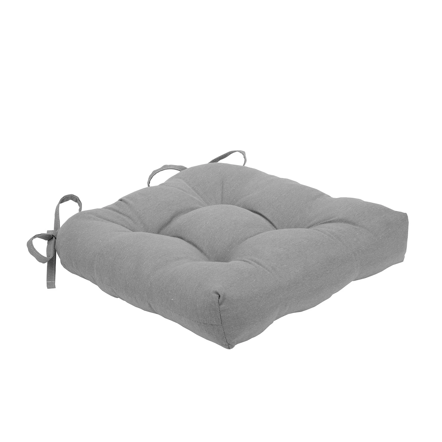 Chase 2-Pack Solid Chair Pad with Ties, 16x15x3 Inches - Image 11