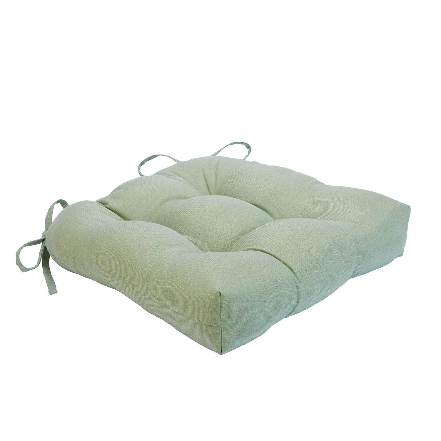 Chase 2-Pack Solid Chair Pad with Ties, 16x15x3 Inches - Image 24