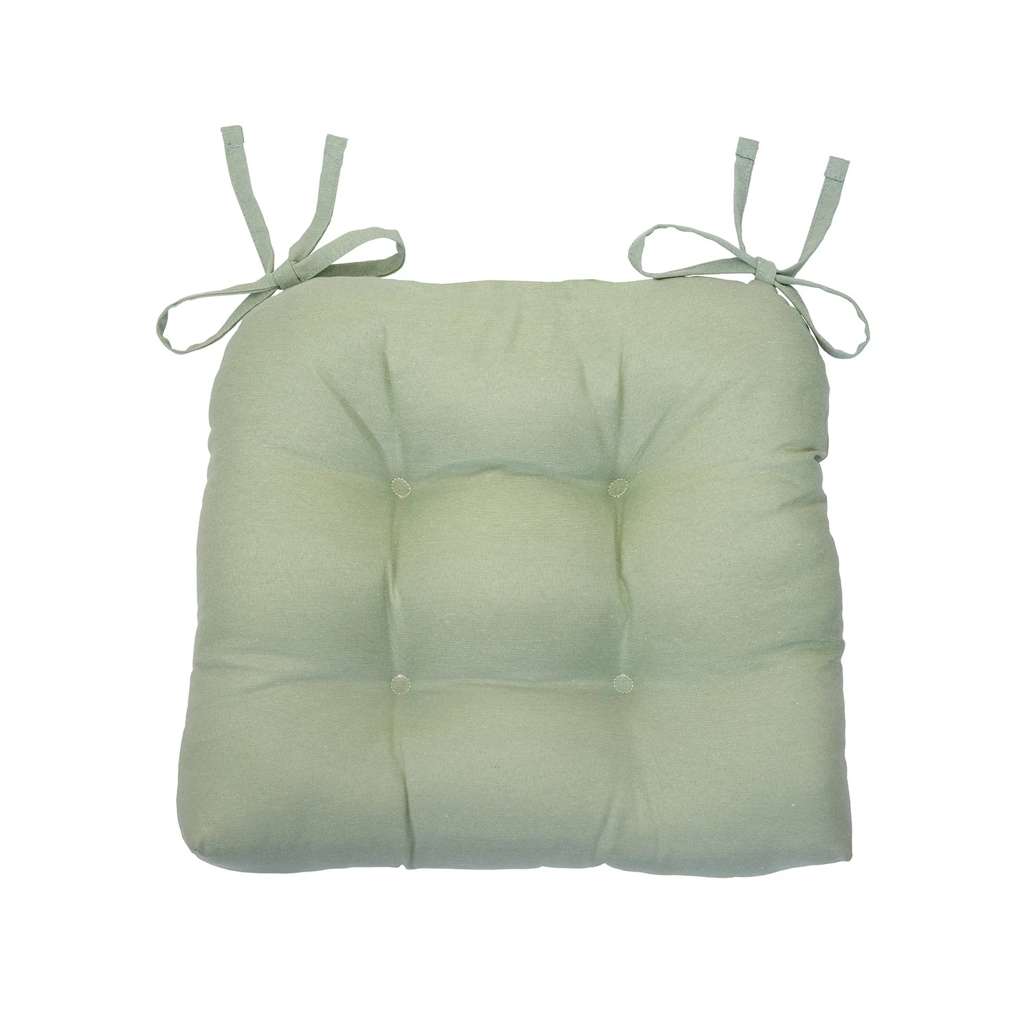 Chase 2-Pack Solid Chair Pad with Ties, 16x15x3 Inches - Image 25