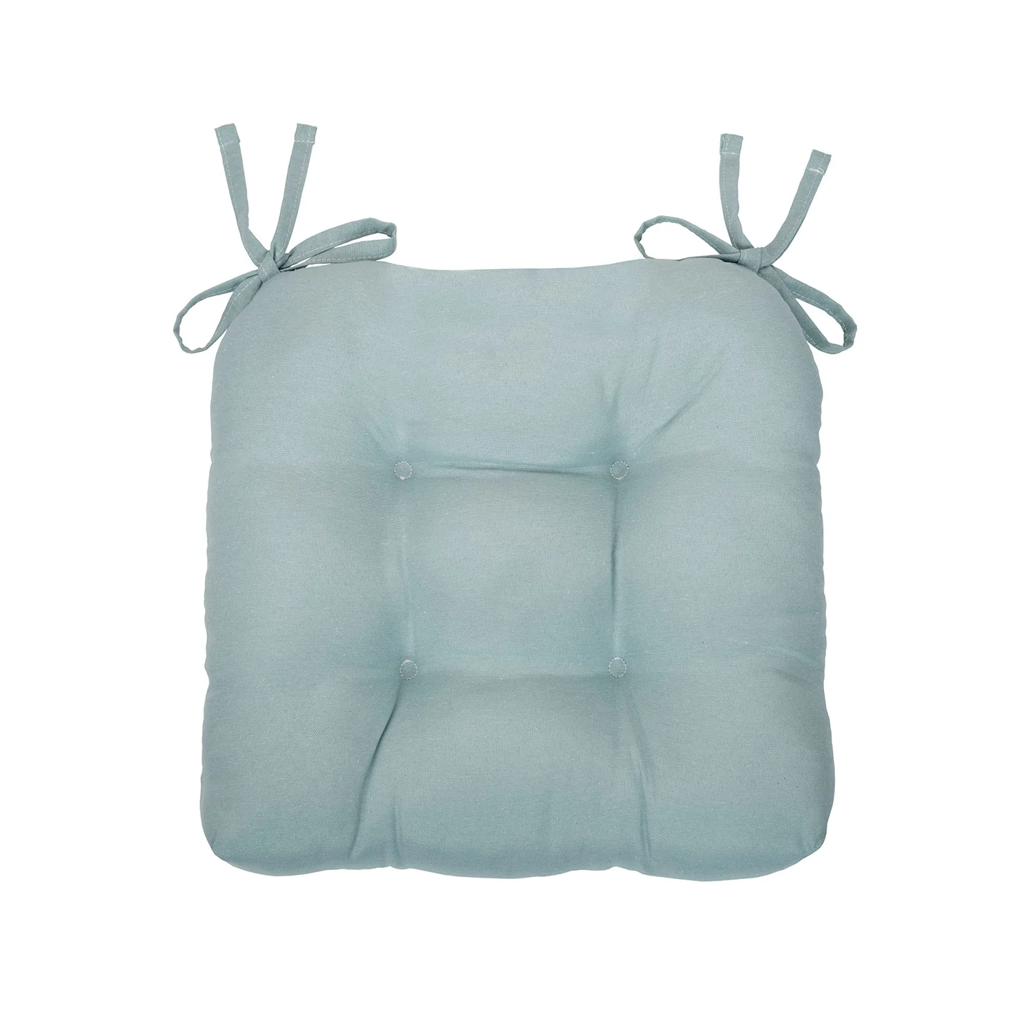 Chase 2-Pack Solid Chair Pad with Ties, 16x15x3 Inches - Image 8