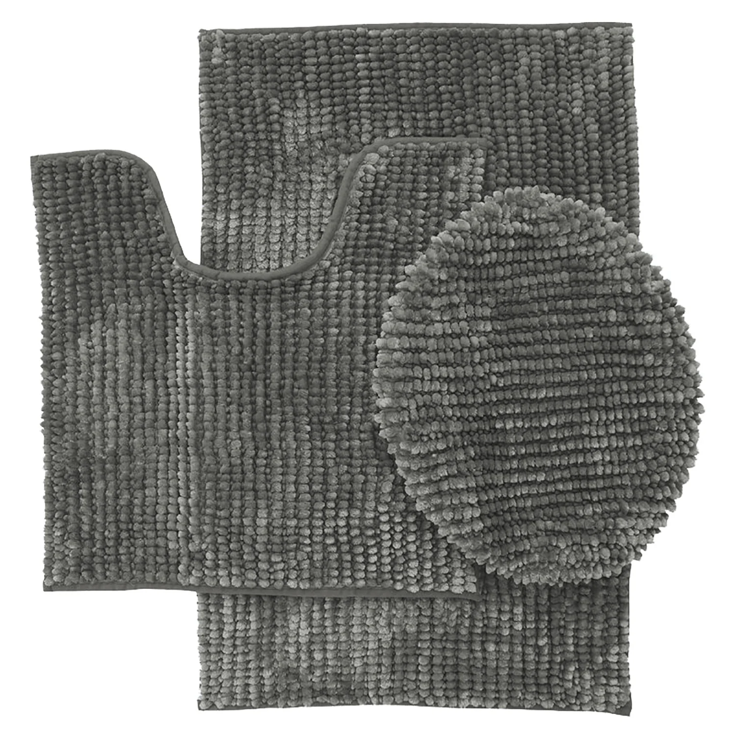 Chicago 3-Piece Butter Chenille Bath Rug Set - Image 17