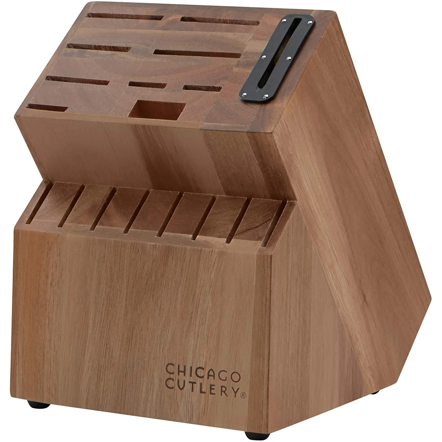 Chicago Cutlery Insignia Guided Grip 18-Piece Stainless Steel Knife Set With Block - Image 5