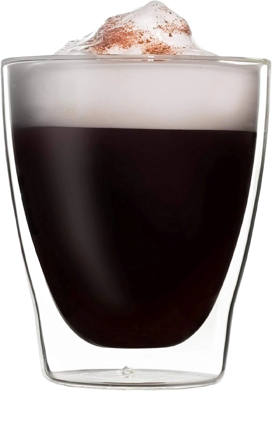 Circleware Thermax Double Wall Insulated Glass Latte Cups, 2-Pieces, 10.4 Ounces - Image 2