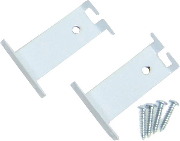 Classic Touch Heavy Duty Curved Curtain Rod, White, 28-48 Inches - Image 3