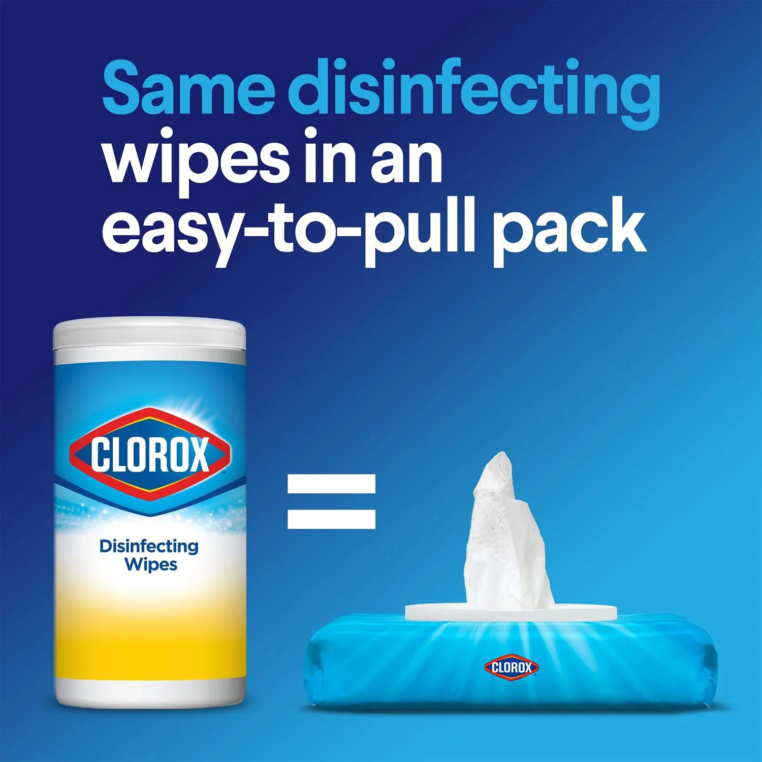 Clorox Disinfecting Wipes, Bleach Free Cleaning Wipes, Crisp Lemon, 75 Count - Image 4