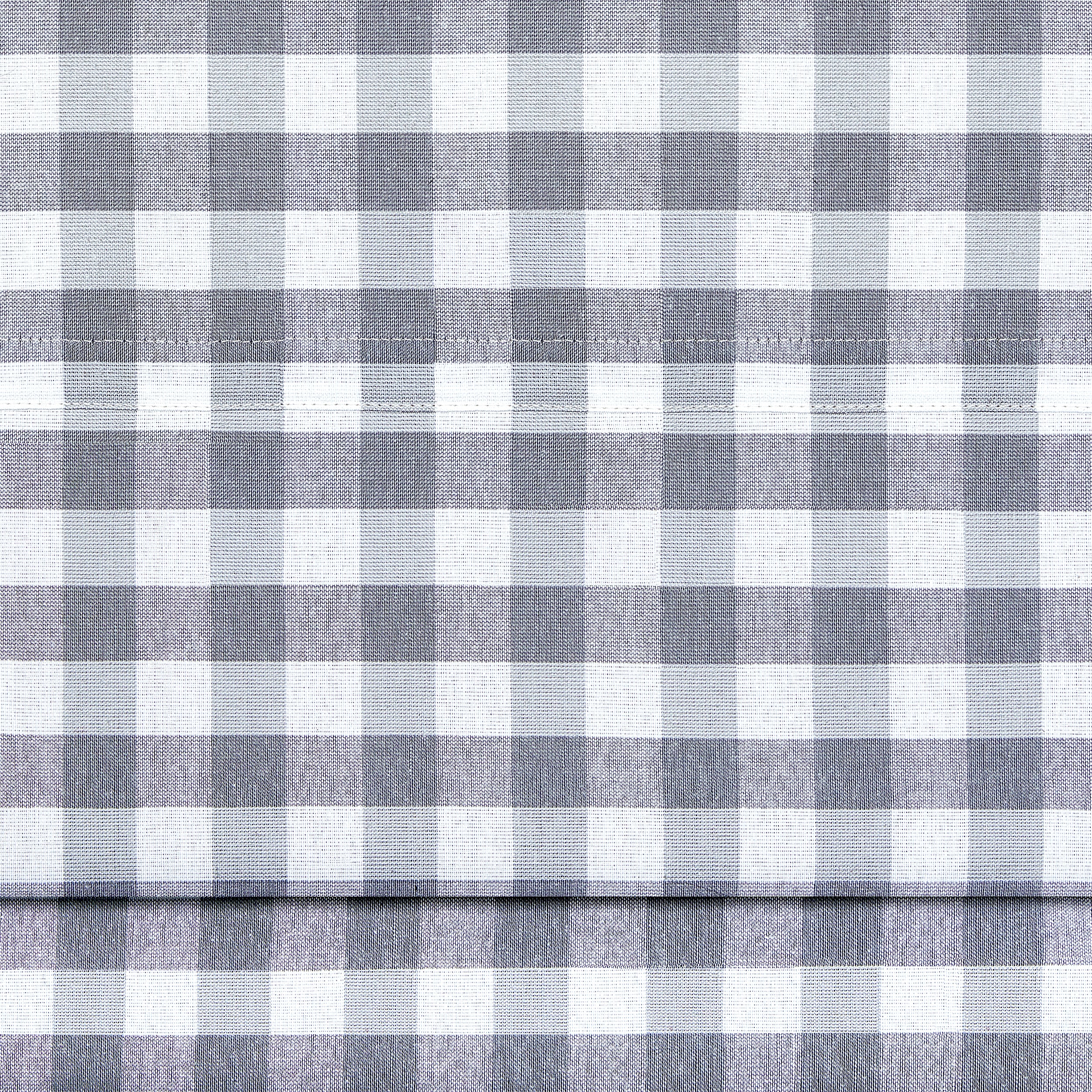 Cordless Buffalo Check Roman Window Shade - Image 3
