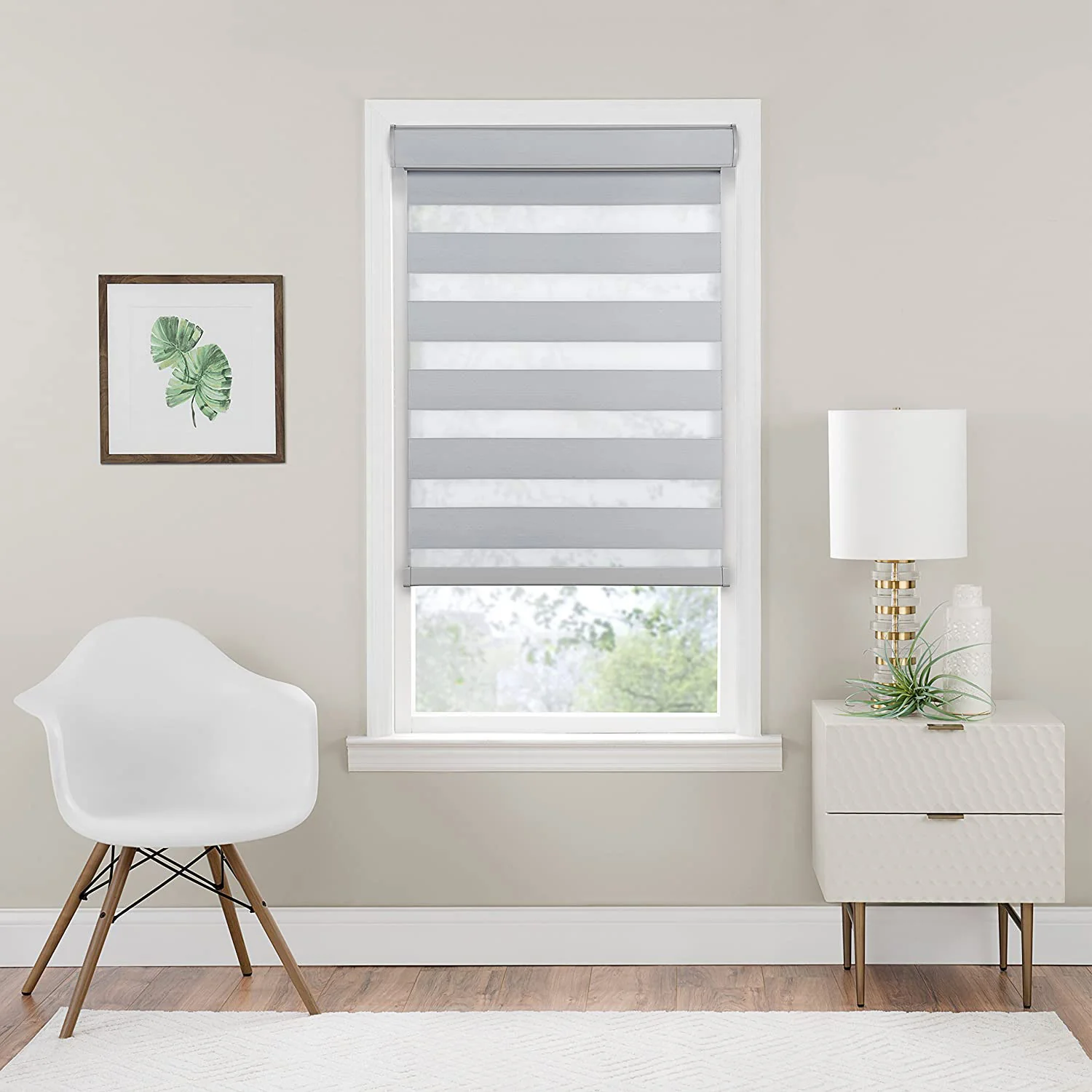 Cordless Celestial Room Darkening Double Layered Window Shade - Image 5