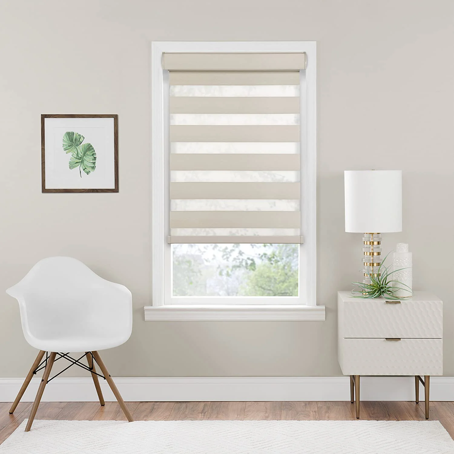 Cordless Celestial Room Darkening Double Layered Window Shade - Image 7